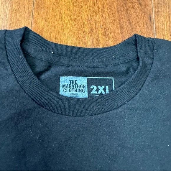 Designer NEW THE MARATHON CLOTHING NIPSEY HUSSLE BLACK T-SHIRT SZ 2XL Size US XXL / EU 58 / 5 - 3 Thumbnail