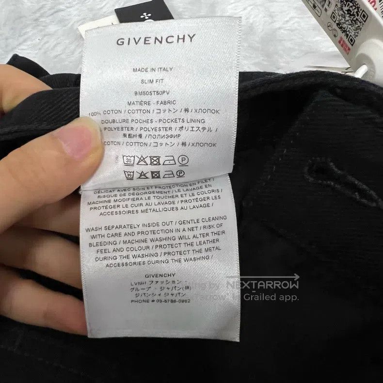 Givenchy Givenchy Black Denim Pants Size US 30 / EU 46 - 5 Thumbnail