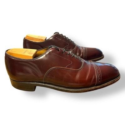 Johnston & Murphy Johnston & Murphy Men’s Aristocrat Cap Toe Color Burgundy s Size US 9 / EU 42 - 2 Thumbnail
