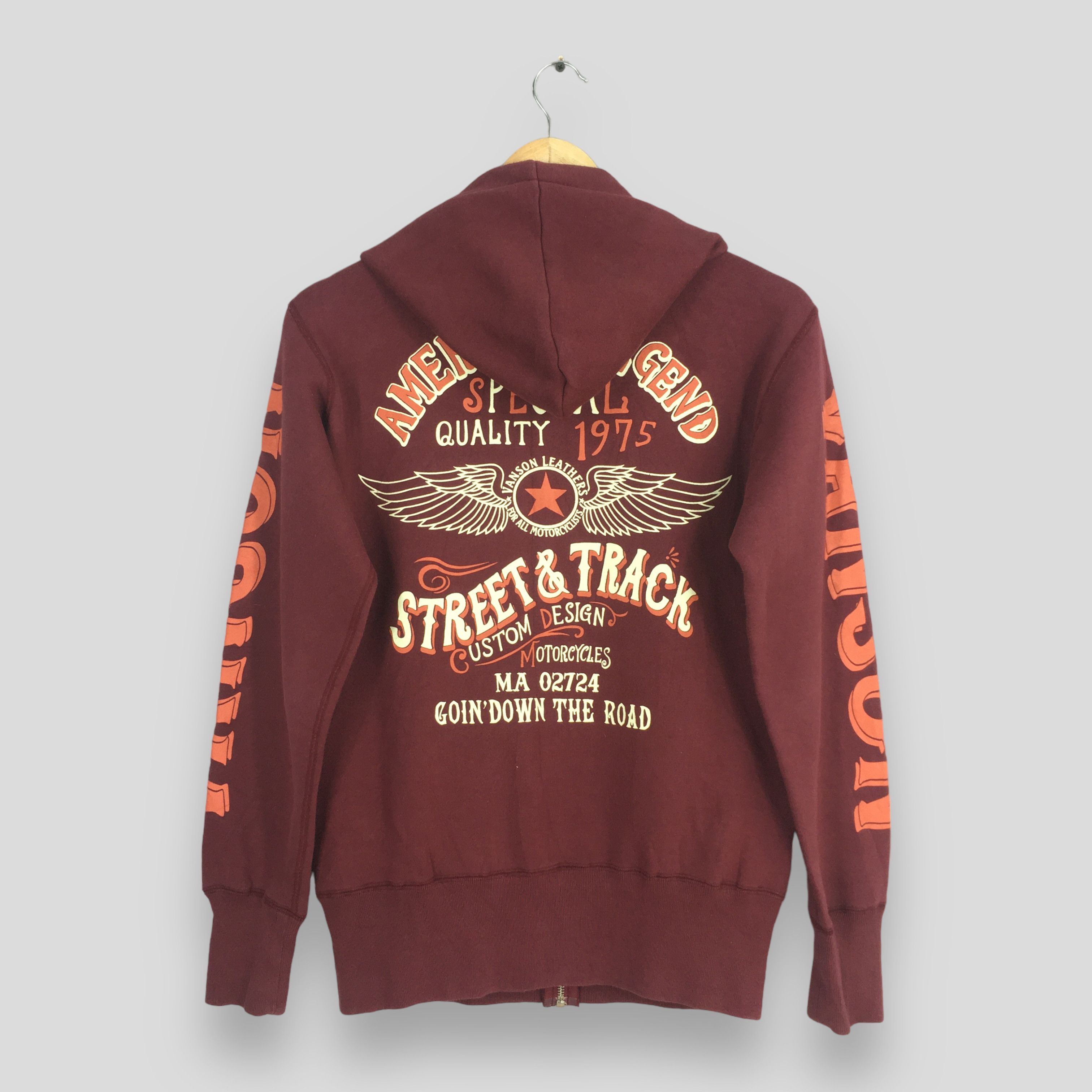 Vintage Vintage Vanson Cotton Motorcycle Club Sweatshirt Medium Size US M / EU 48-50 / 2 - 6 Thumbnail