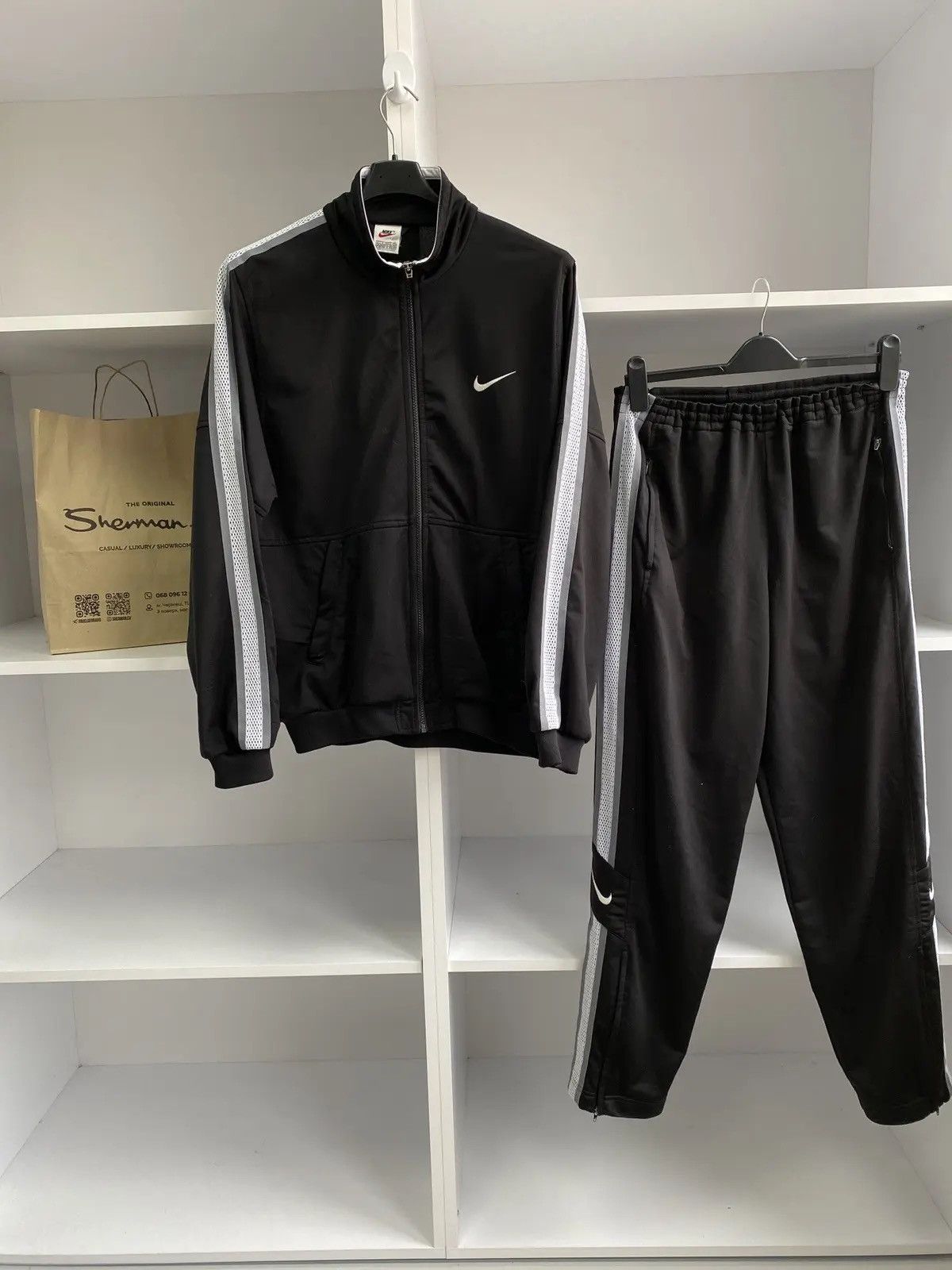 Nike × Vintage Vintage Nike 90s rare y2k suit Size US M / EU 48-50 / 2 - 9 Thumbnail