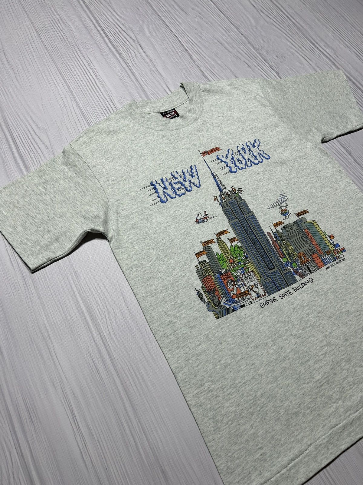 Vintage Rare Vintage 1991 New York Empire State Building T-Shirt Size US M / EU 48-50 / 2 - 3 Thumbnail