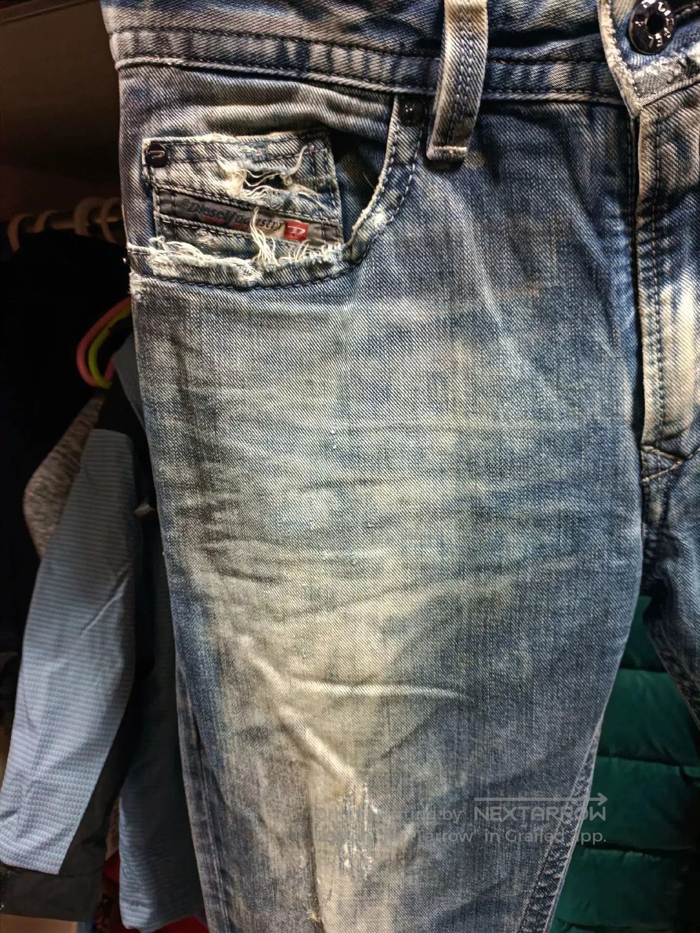 Diesel Diesel Thavar 829B Jeans. Size US 28 / EU 44 - 3 Thumbnail