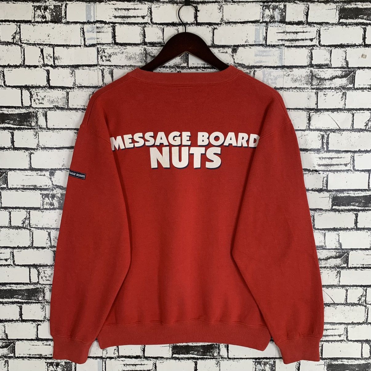 Other Vintage Message Board Nuts Sweatshirt Size US M / EU 48-50 / 2 - 5 Thumbnail