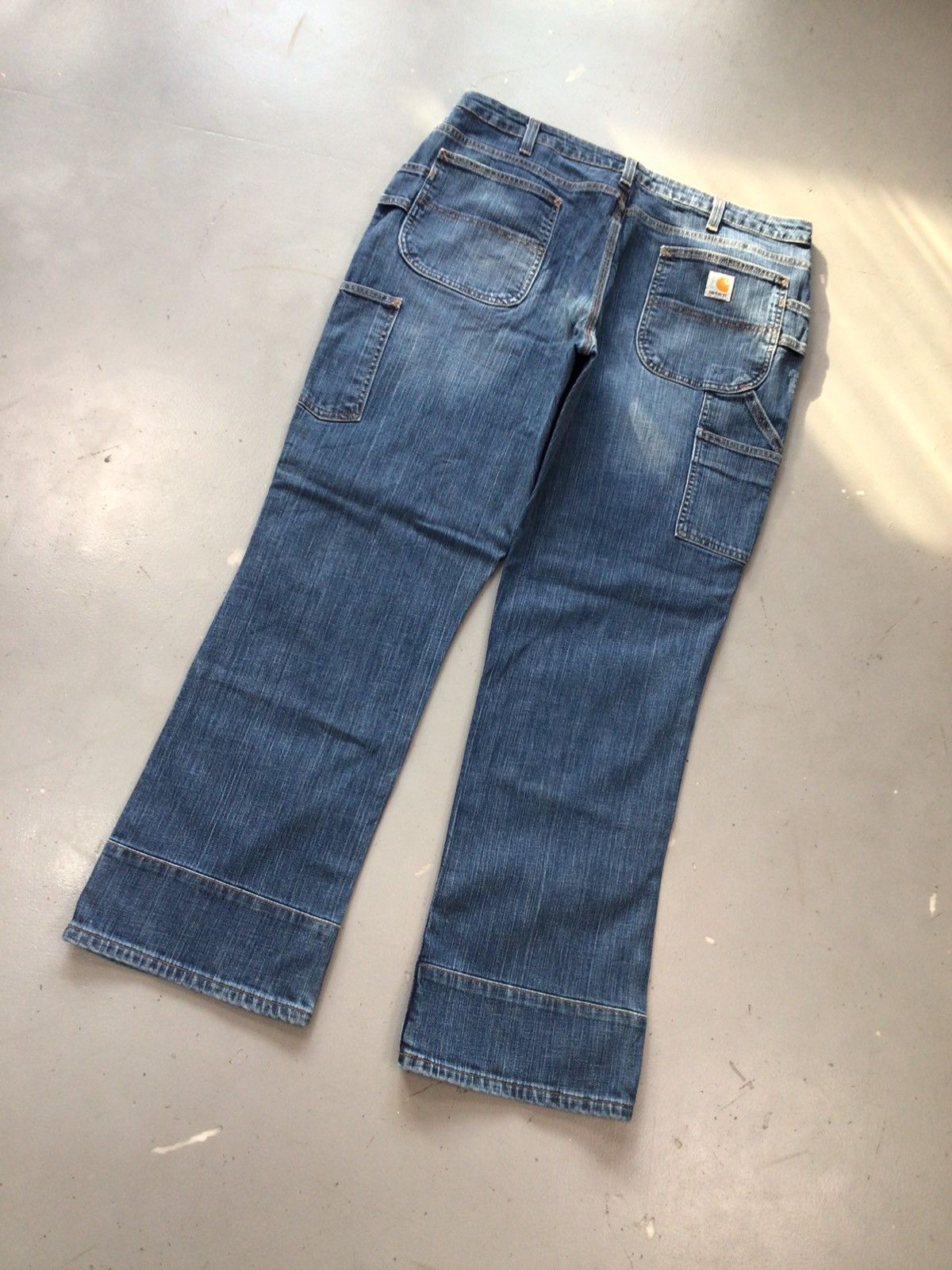 Carhartt × Vintage Vintage Carhartt WB003 FIQ double knee denim Size US 36 / EU 52 - 5 Thumbnail