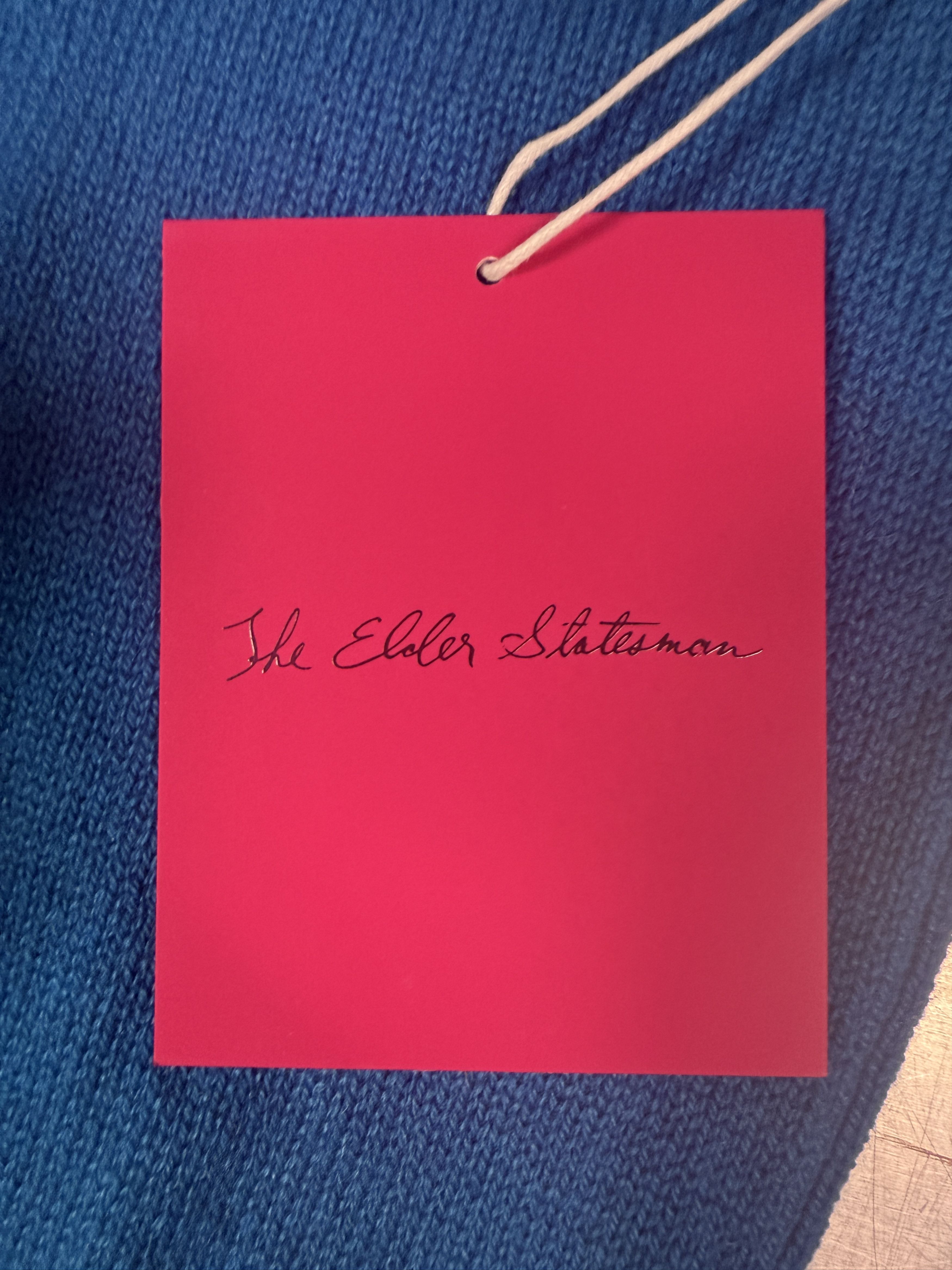 The Elder Statesman $1015 The Elder Statesman Tranquility Crew Cashmere Sweater Size US M / EU 48-50 / 2 - 11 Thumbnail