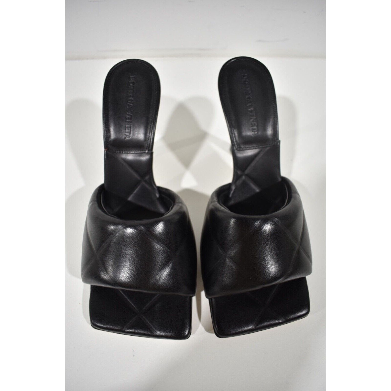 Bottega Veneta Rubber Lido Square Toe Backless Sandal Mule Heel Pump 37.5 Size US 7.5 / IT 37.5 - 9 Thumbnail