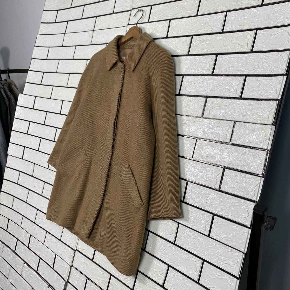 Burberry 📌Vintage Wool Button Jacket Burberrys Herringbone Size US M / EU 48-50 / 2 - 3 Thumbnail