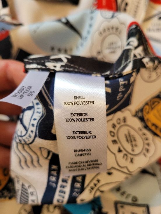 Karl Lagerfeld Karl Lagerfeld Allover Print Button Down Shirt Blouse - M Size M / US 6-8 / IT 42-44 - 7 Thumbnail