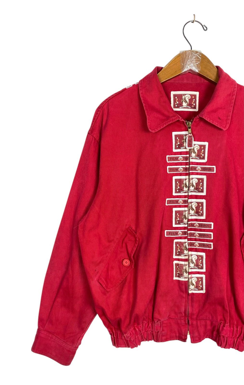 Japanese Brand Rare‼️ Vintage Film Dispos Patchwork Bomber Jacket Size US M / EU 48-50 / 2 - 5 Thumbnail