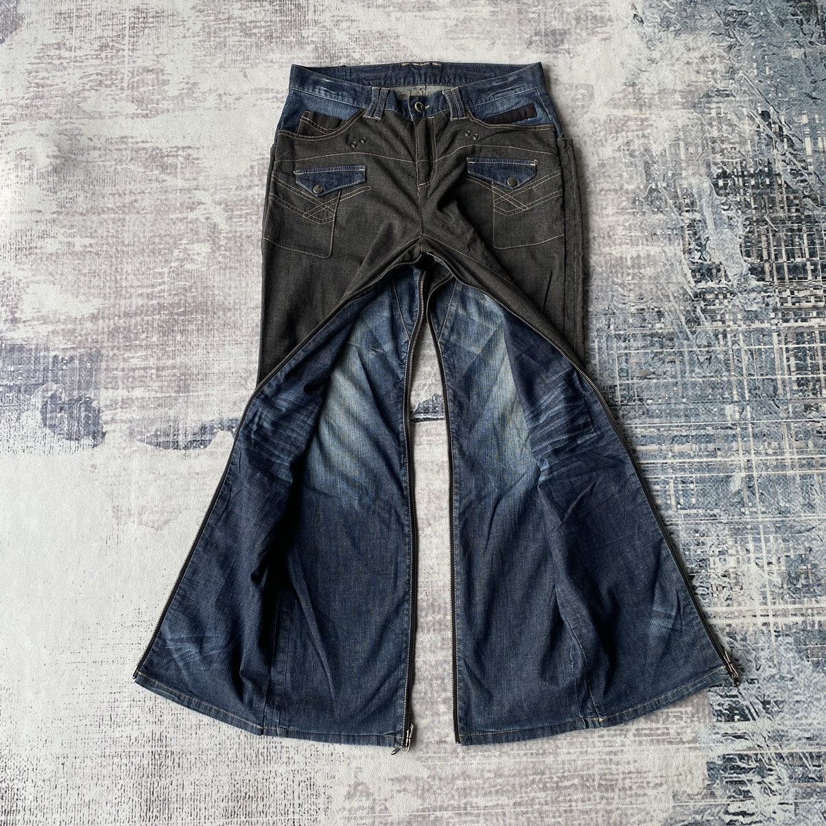 If Six Was Nine × Le Grande Bleu (L.G.B.) × PPFM PPFM Anarchy 3 Way Styles Punk Denim Size US 32 / EU 48 - 5 Thumbnail
