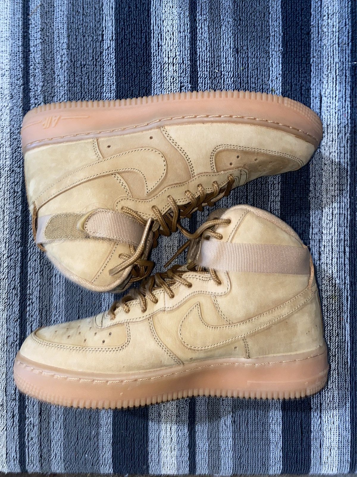Nike AIR FORCE 1 HIGH LV8 WHEAT Size US 6.5 / EU 39-40 - 2 Thumbnail