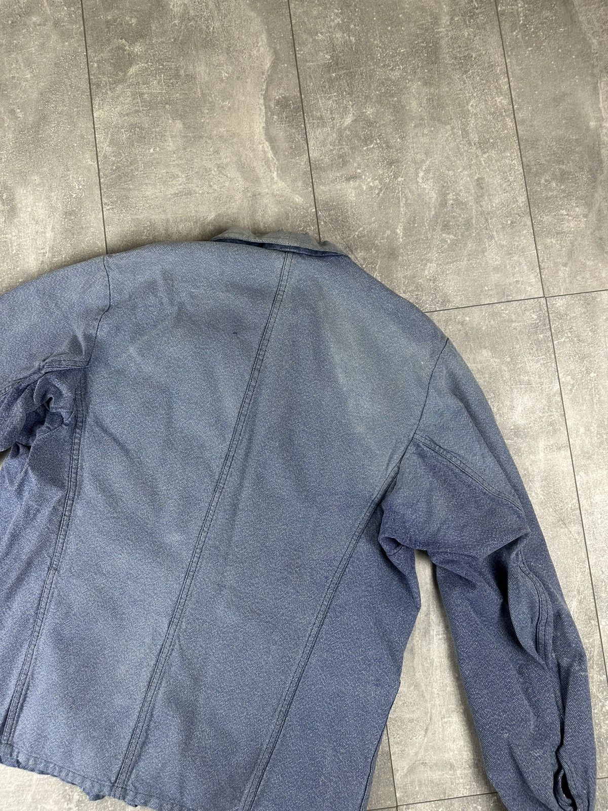 Le Laboureur Vintage Retro 70S Fischer Pecheur WorkWear Chore Jacket Size US L / EU 52-54 / 3 - 19 Thumbnail