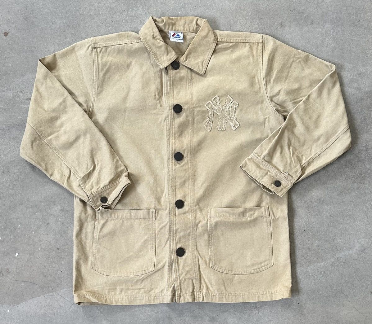 Majestic VINTAGE MAJESTIC NEW YORK HEAVY JACKET Size US XL / EU 56 / 4 - 1 Thumbnail