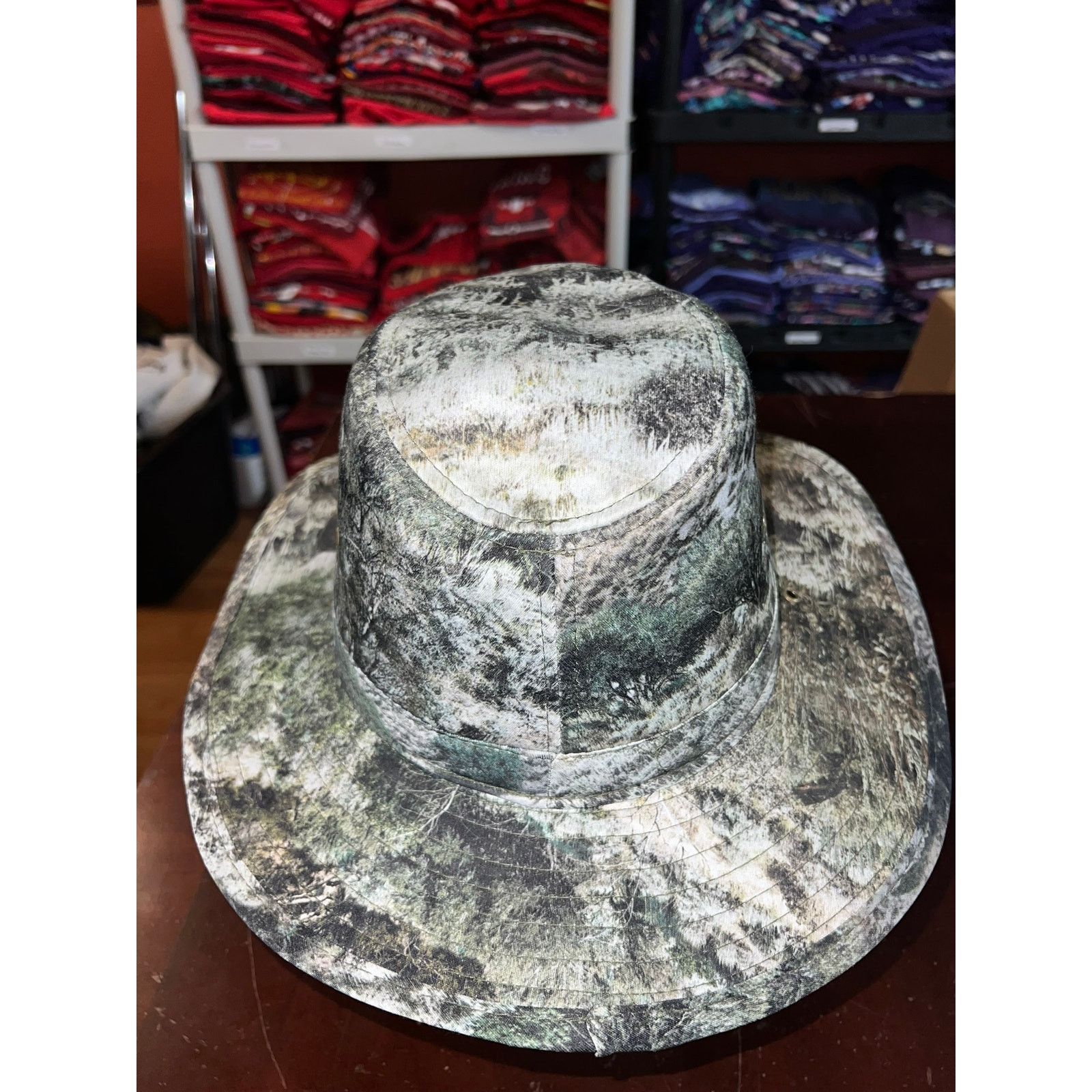 Vintage Paramount Outdoors Camo Hat Safari Style Green Cap Gear Hunt Size ONE SIZE - 4 Thumbnail