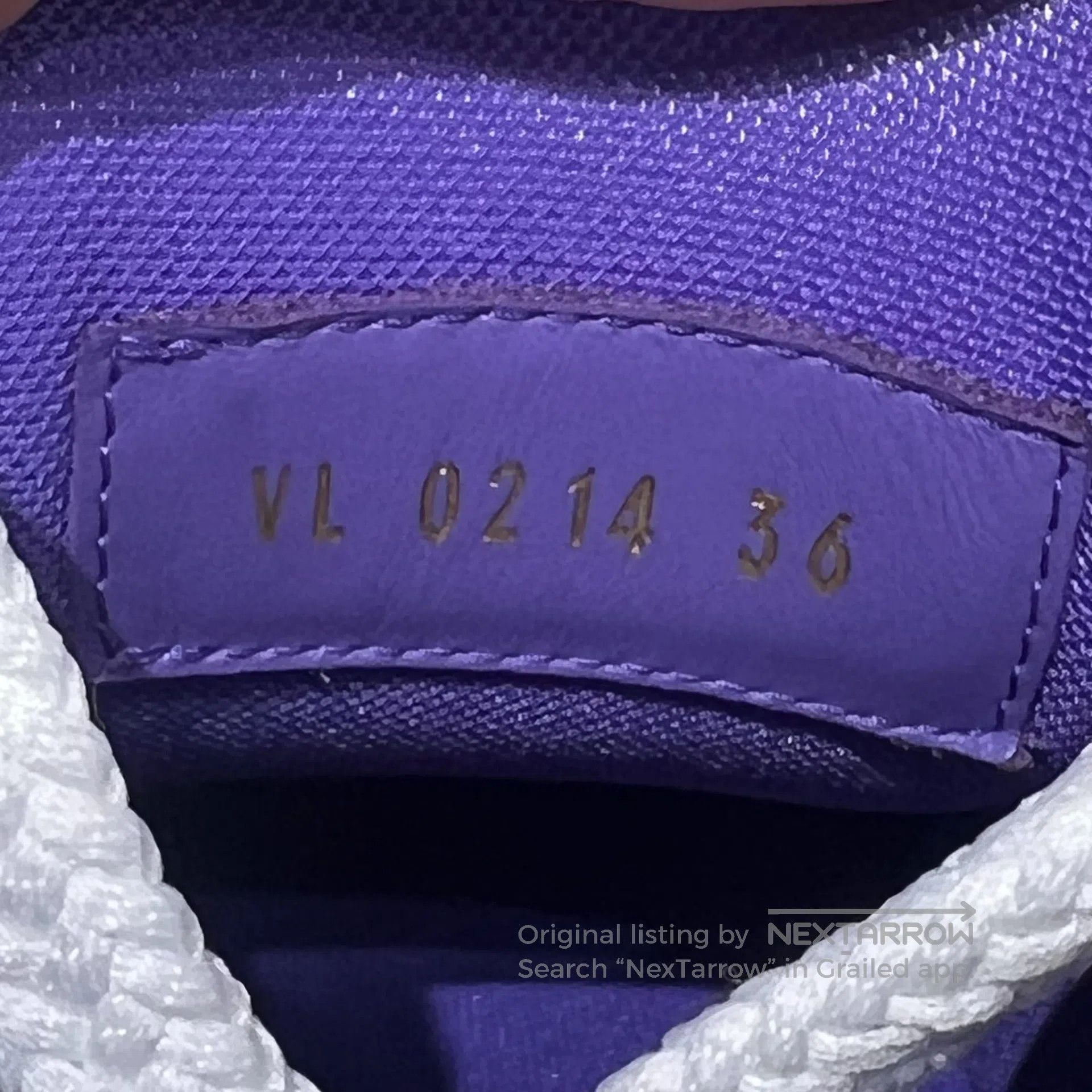 Louis Vuitton Louis Vuitton White Purple Lipstick – Brand shoes Size US 5.5 / IT 35.5 - 8 Thumbnail