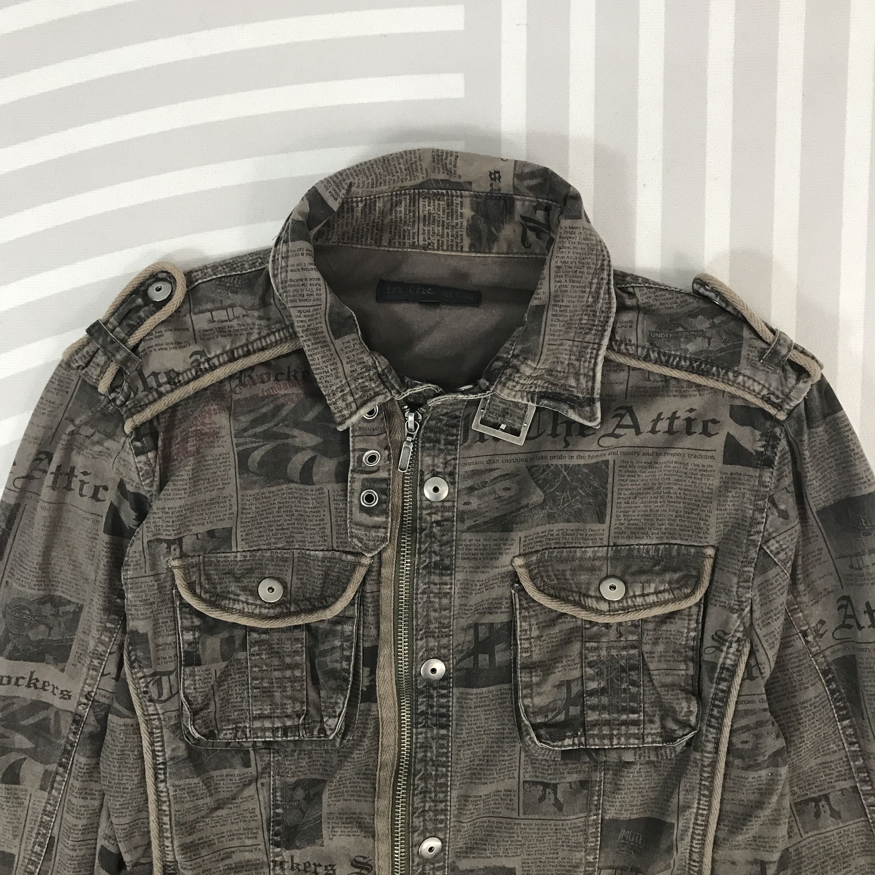 In The Attic Vintage In The Attic Full design Punk Jacket Size US L / EU 52-54 / 3 - 2 Thumbnail