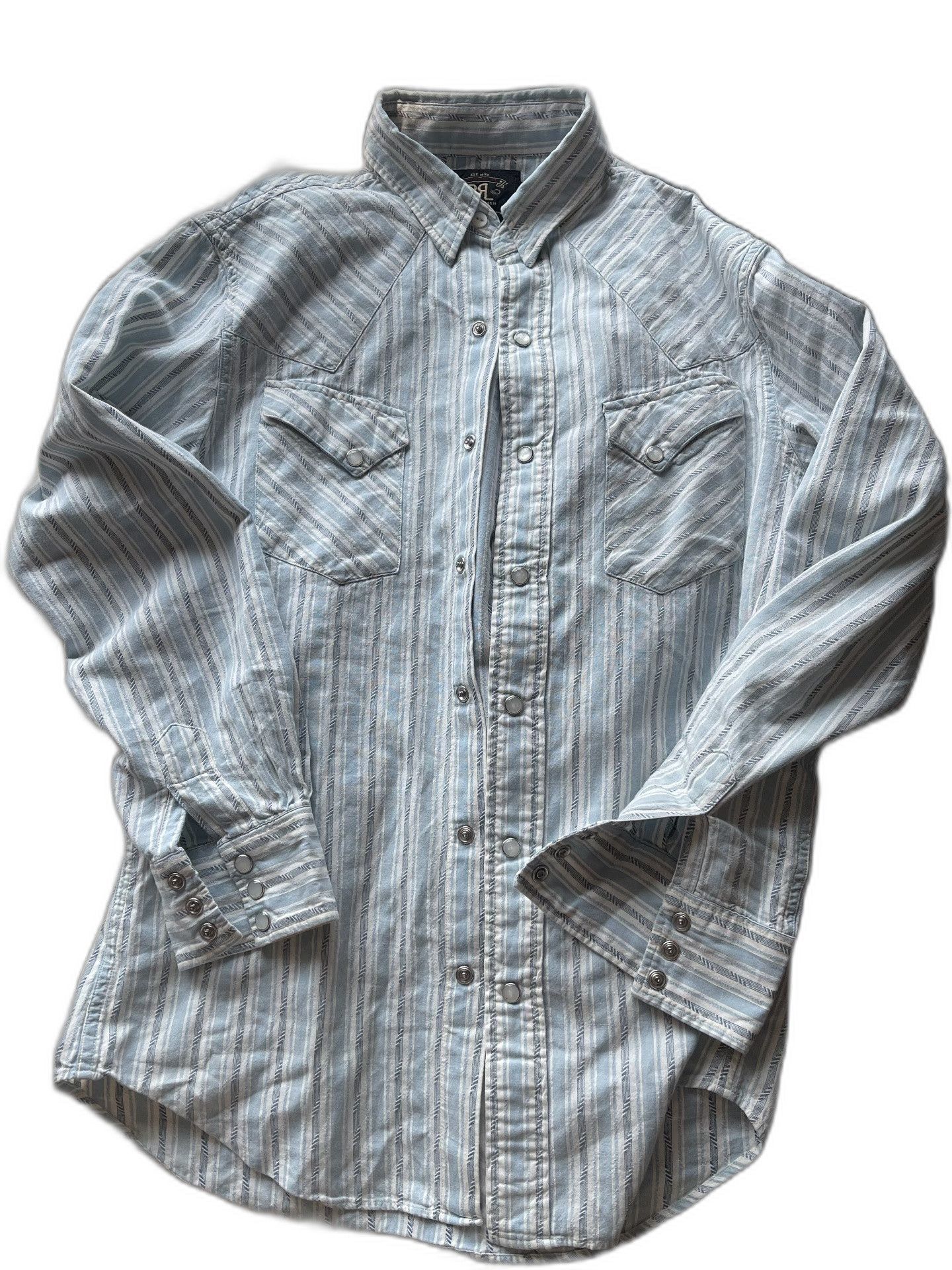 RRL Ralph Lauren RRL Double RL Striped Shirt Size US S / EU 44-46 / 1 - 1 Thumbnail