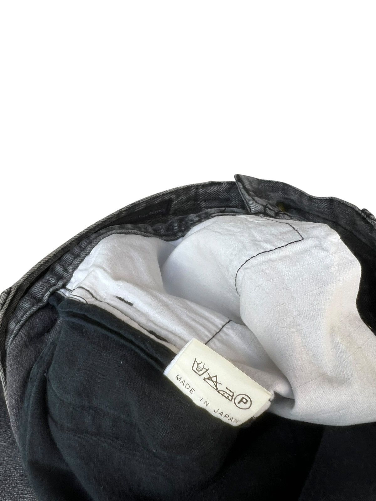 Shellac Analog Lighting Japan Fade Black Denim Selvedge Jeans Size US 31 - 24 Thumbnail