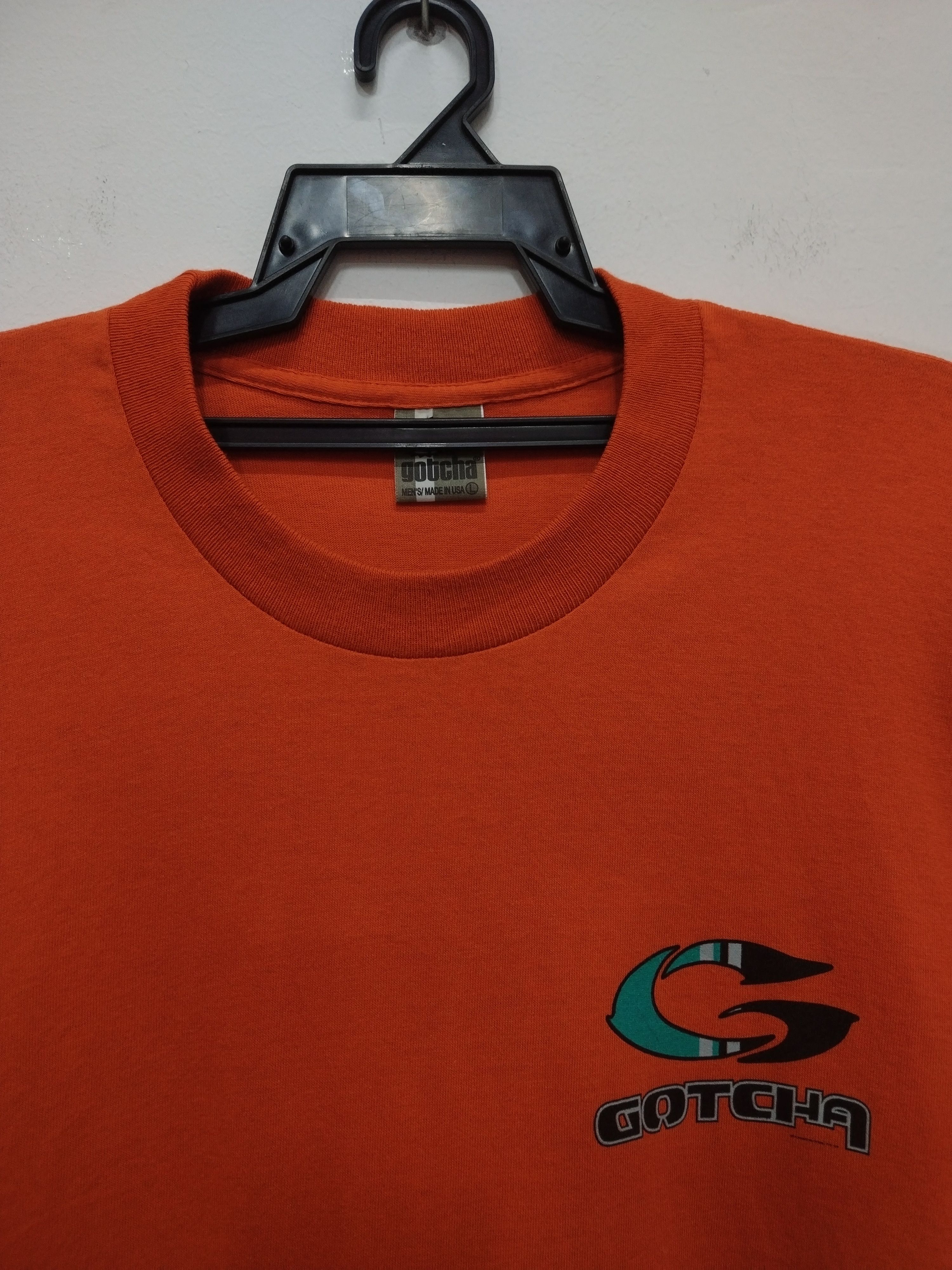 Gotcha Vintage 1998 GOTCHA L/SLEEVE tee surf skate made in usa Size US L / EU 52-54 / 3 - 12 Thumbnail