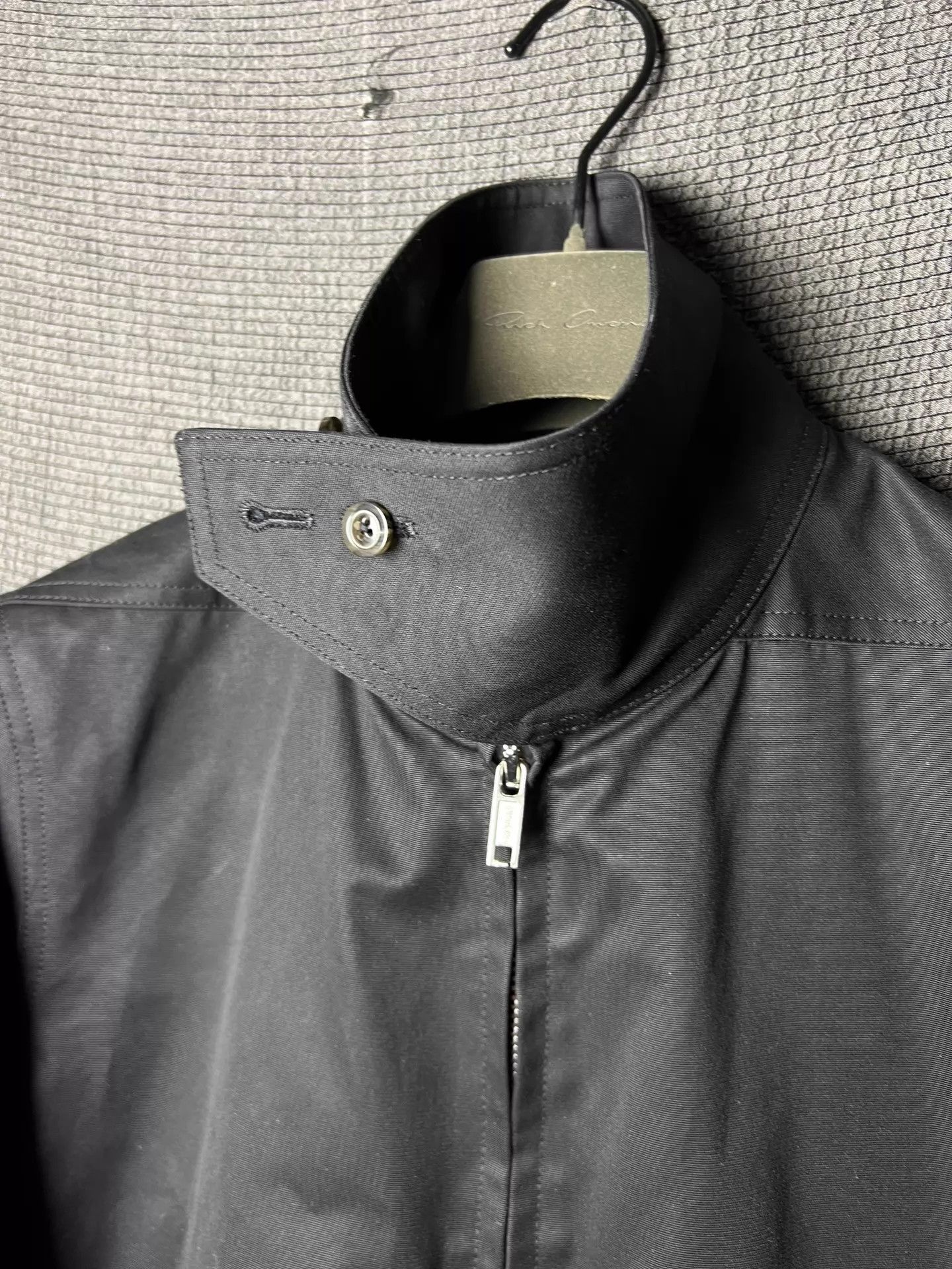 Rick Owens Rick Owens 17ss Stand Collar Admin Jacket 50 (Oversized) Size US M / EU 48-50 / 2 - 3 Thumbnail