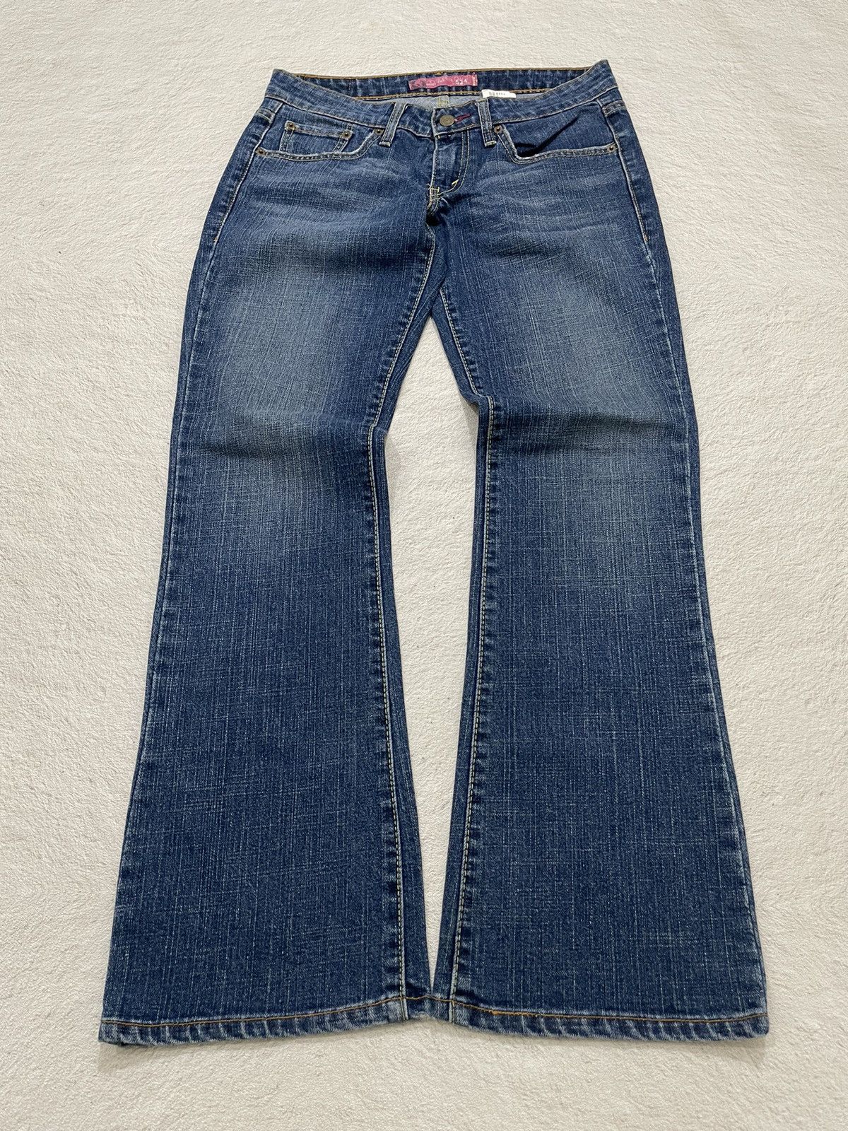 Levi's 2000s Levi’s Flare Denim Bootcut Jeans Washed Y2K Japan Size US 26 / EU 42 - 1 Thumbnail