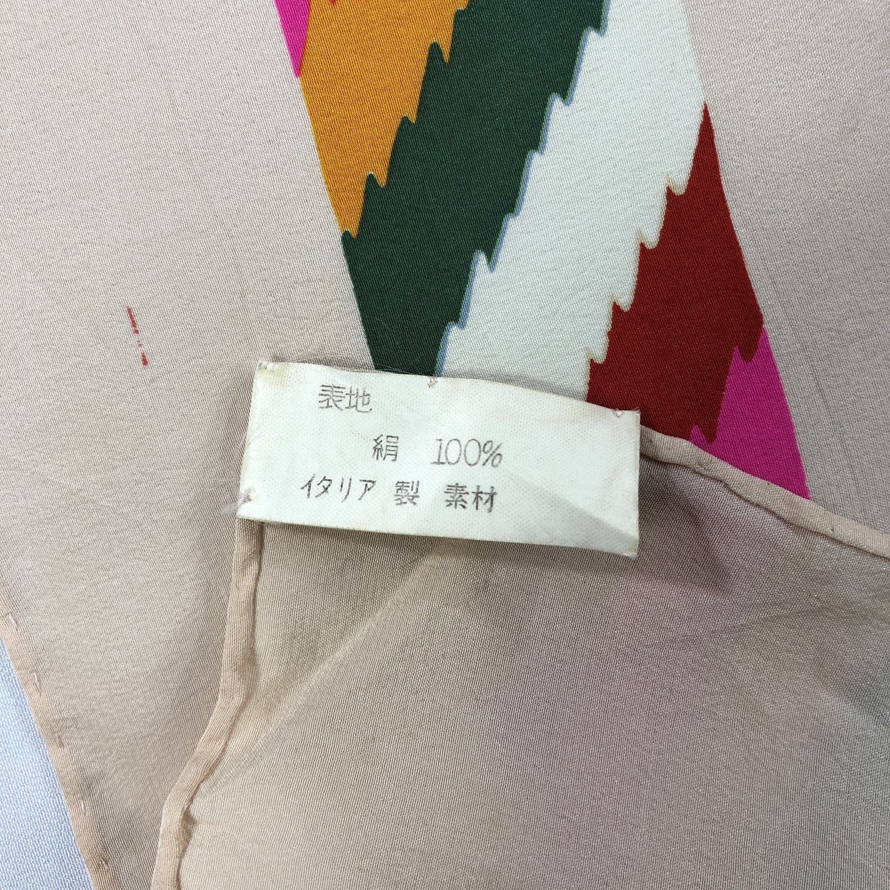 Hanae Mori Vintage Hanae Mori Silk Scarf Size ONE SIZE - 5 Thumbnail