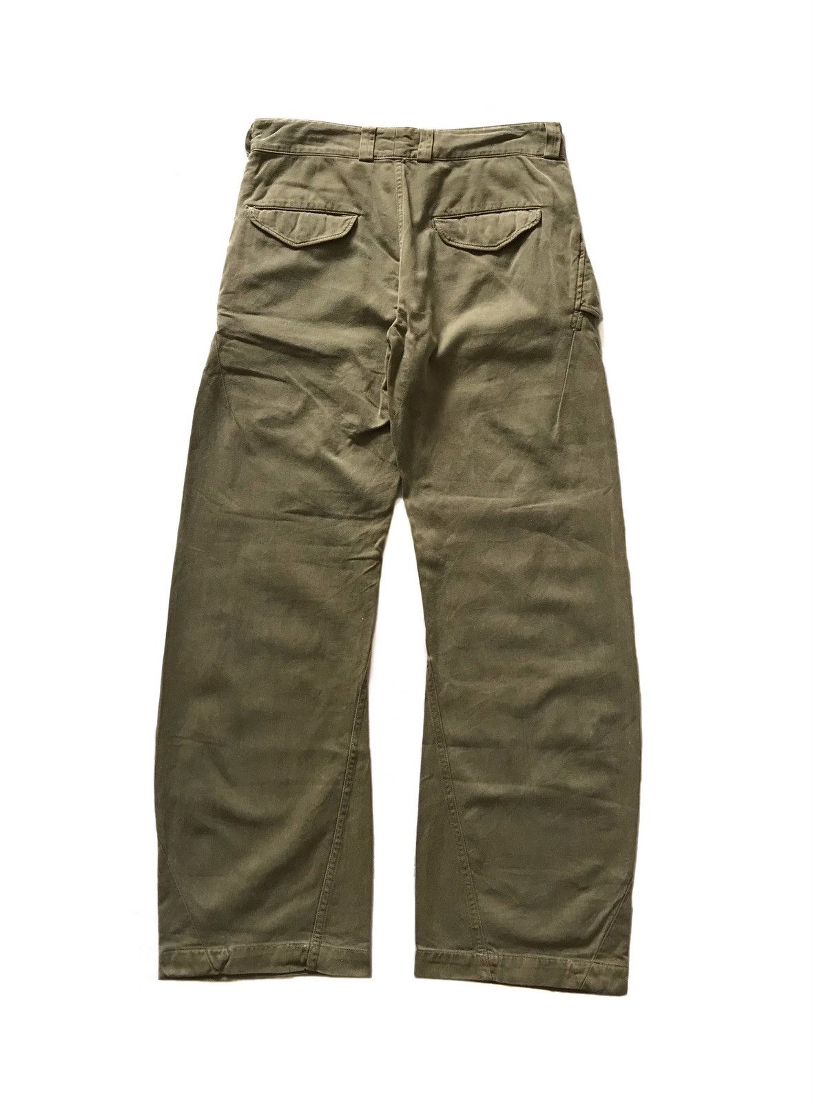 20471120 × Beauty Beast × Designer JAPANESE BRAND TETSUYA MINAMI CURVE BAGGY TROUSER PANTS Size US 31 - 4 Thumbnail