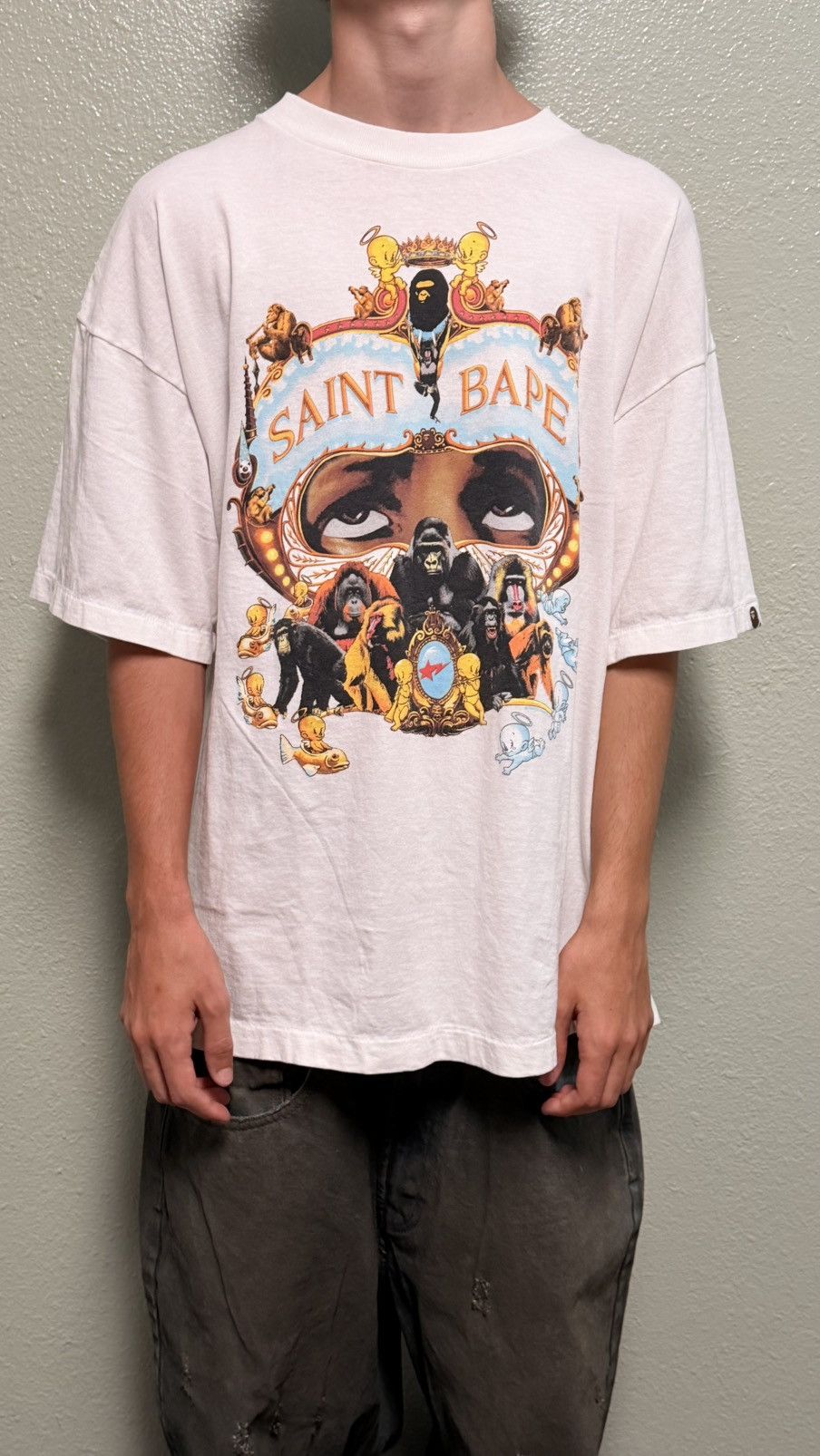 Bape Saint Bape T Shirt Size US XL / EU 56 / 4 - 1 Thumbnail