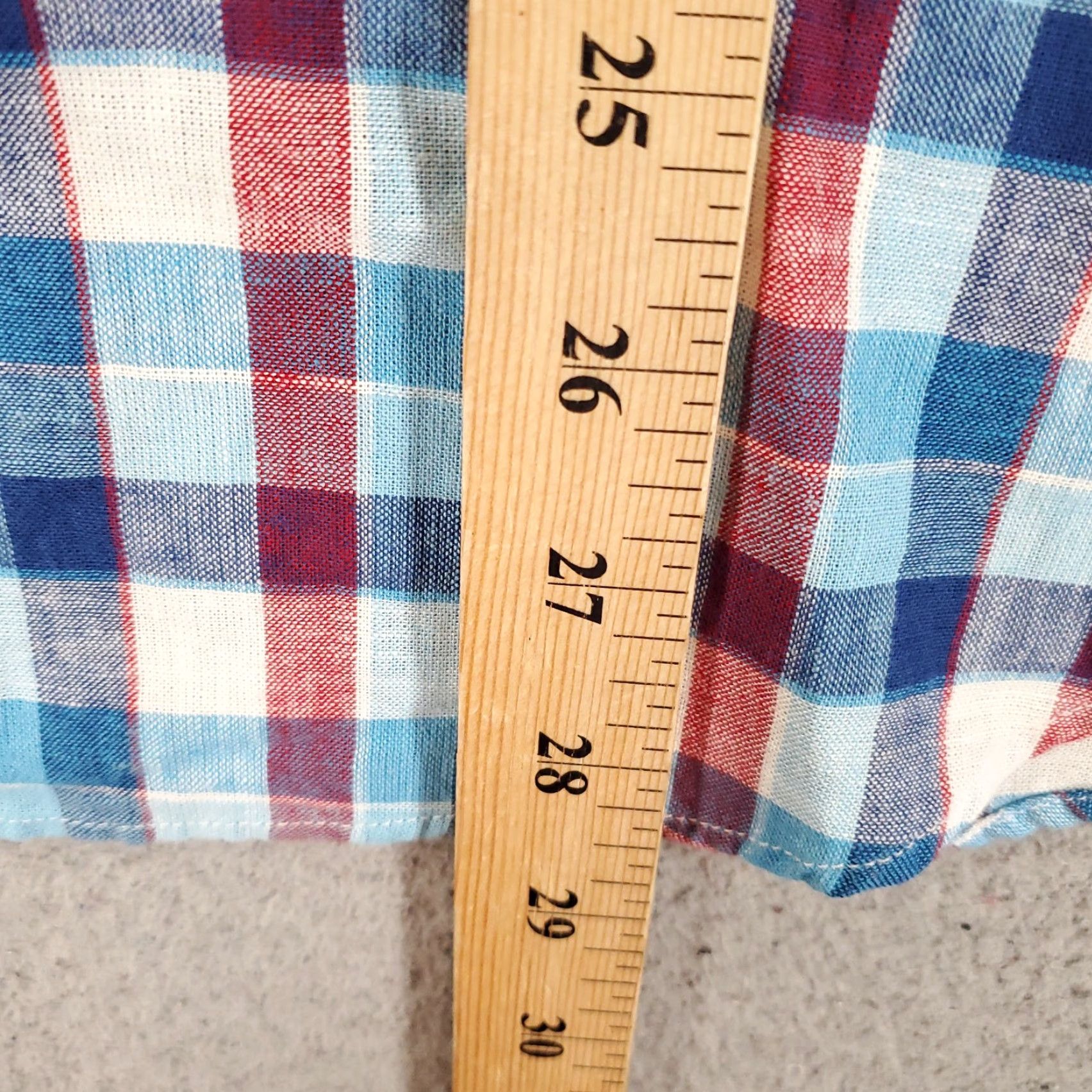 J.Crew J.CREW Shirt Adult Large Multicolor Plaid Linen-Cotton Blend Button-Down Slim Fit Mens Classic Preppy Size US L / EU 52-54 / 3 - 5 Thumbnail