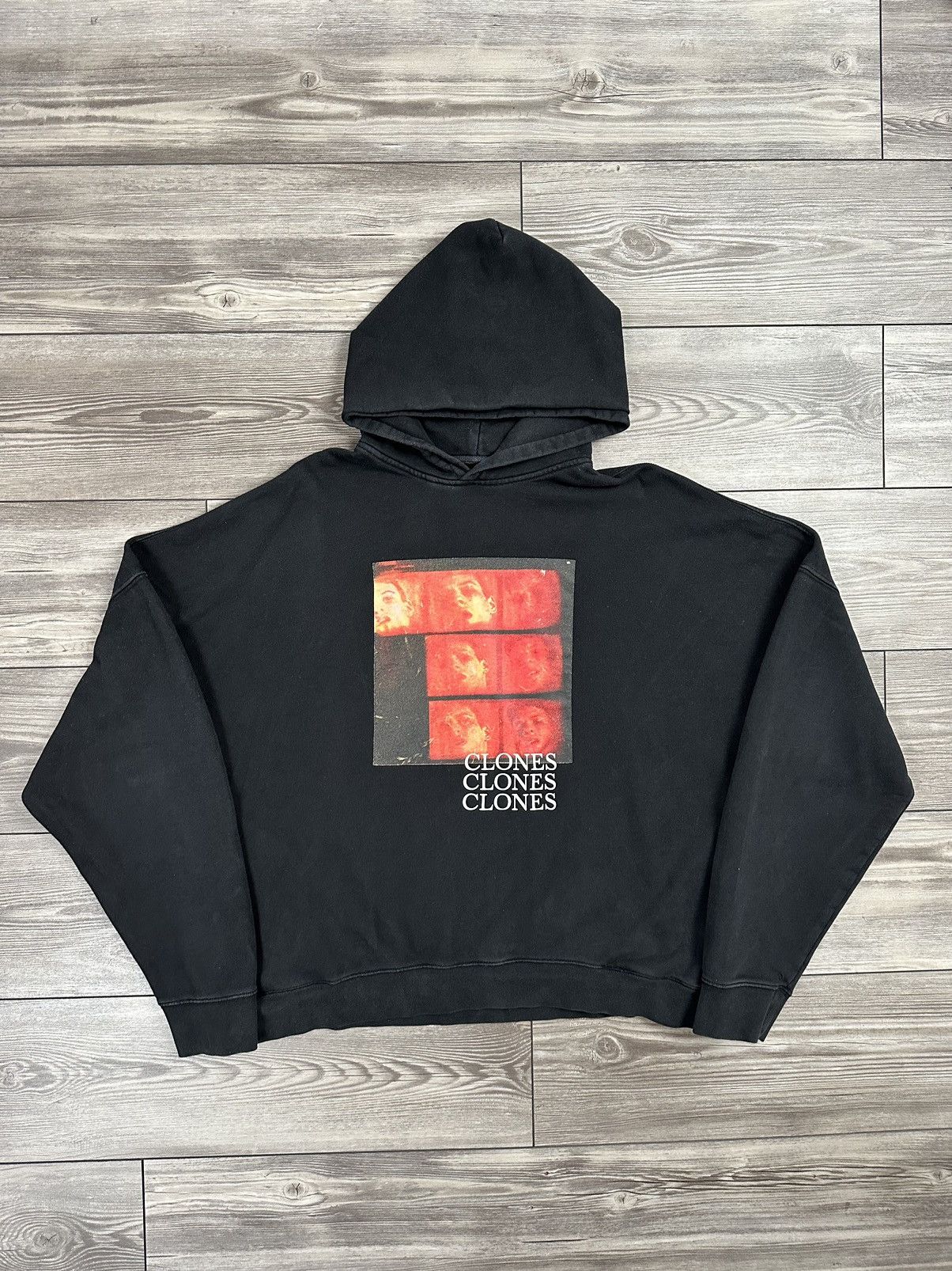 image of C2H4 Clones Hoodie in Black, Men's (Size Medium)