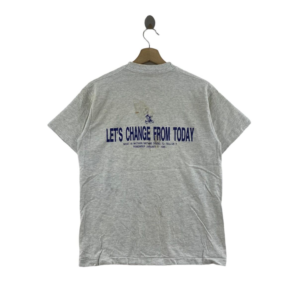 Vintage Vintage 90s LET'S CHANGE From TODAY By Wakkun Japanese Size US M / EU 48-50 / 2 - 3 Thumbnail