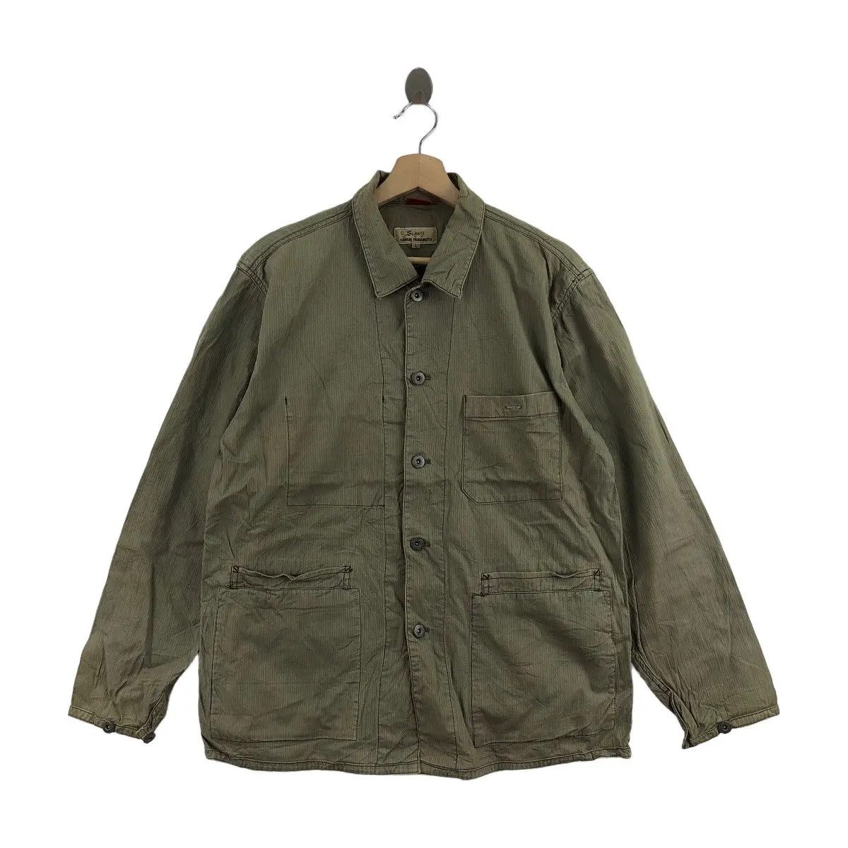 Kansai Yamamoto Vtg KANSAI YAMAMOTO SISSY Collection Military Parka Chore Size US L / EU 52-54 / 3 - 1 Thumbnail