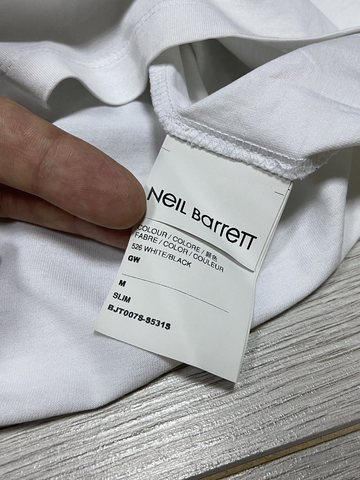 Neil Barrett Neil Barrett Lightning Bolt Print T Shirt Size US M / EU 48-50 / 2 - 7 Thumbnail