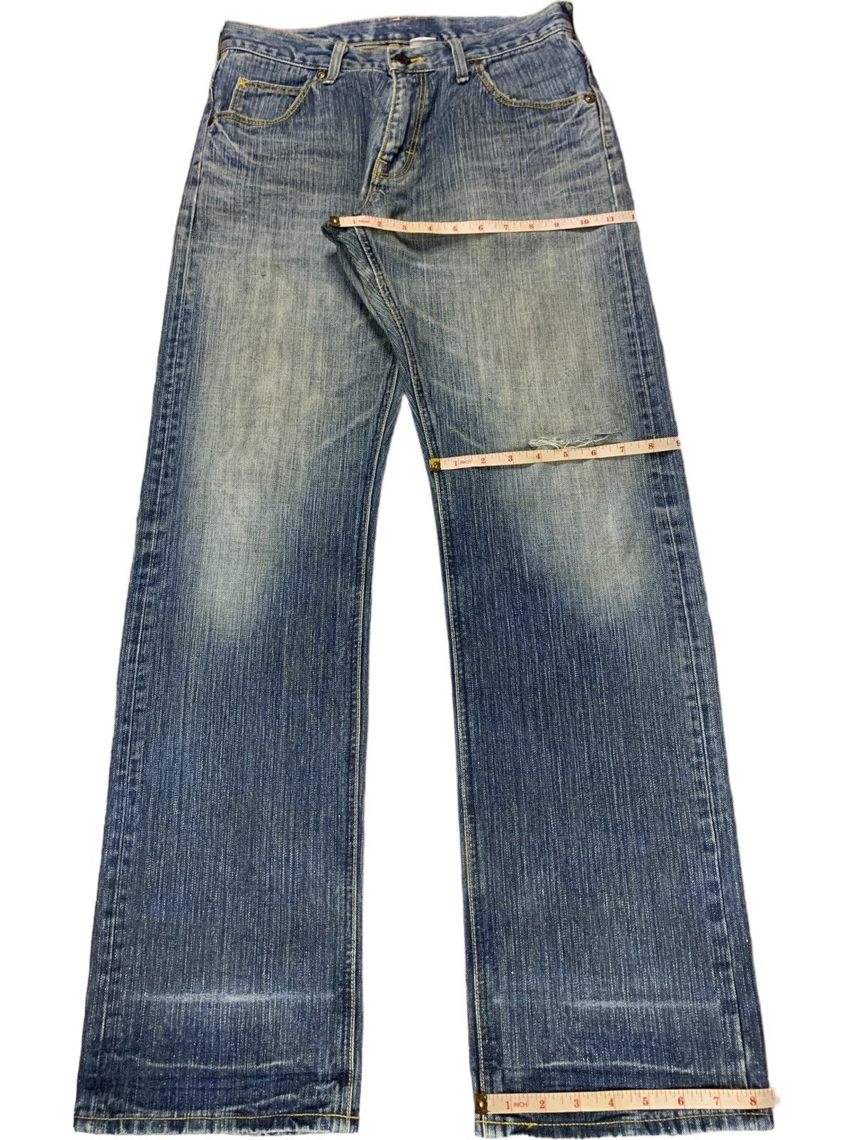 Lee SALES🔥Vintage Lee Riders Faded Wash Distress Baggy Jeans Size US 30 / EU 46 - 14 Thumbnail