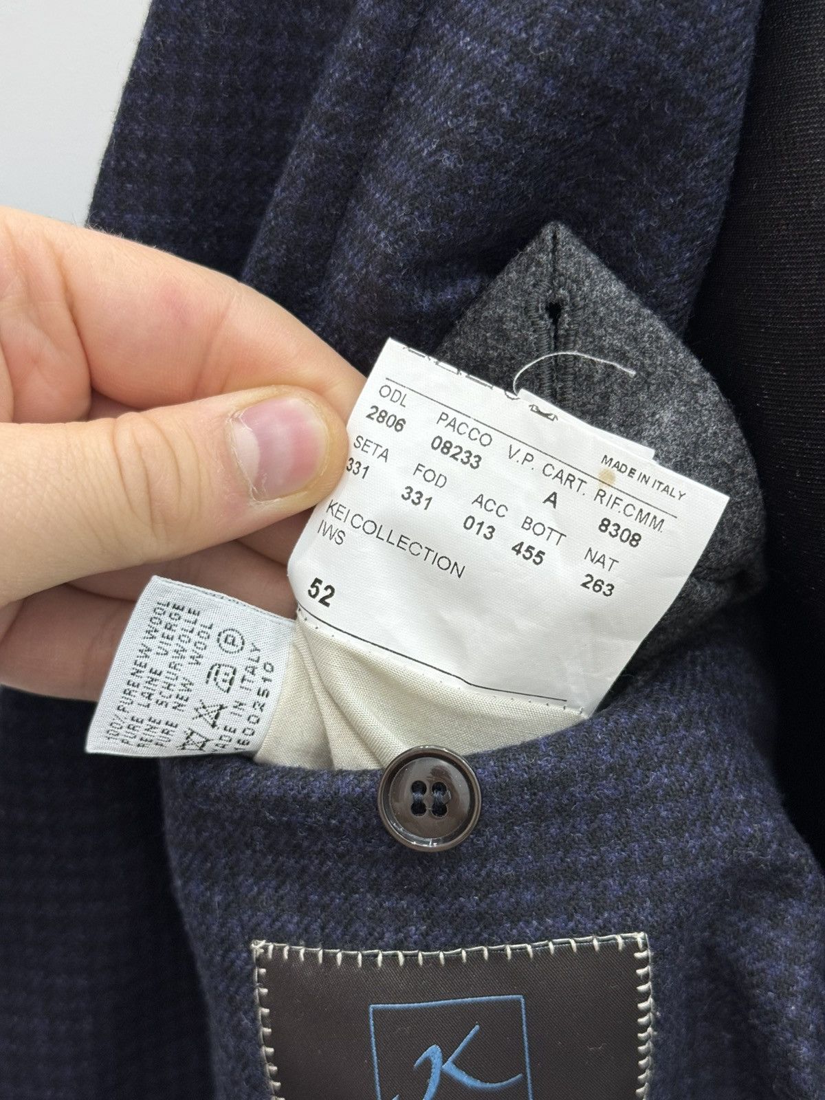 Canali Canali Kei Collection Blazer Jacket Size US XL / EU 56 / 4 - 9 Thumbnail