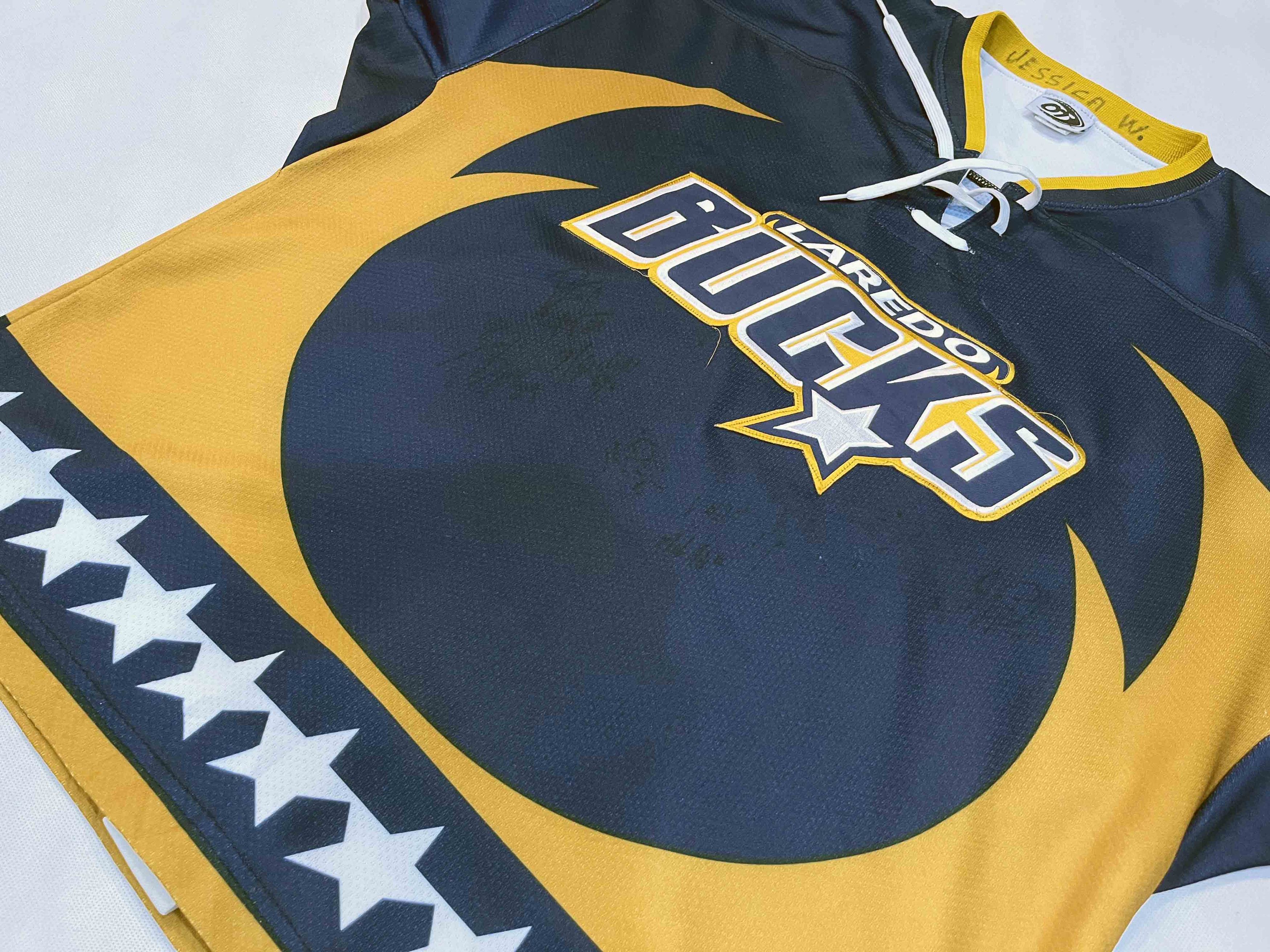 Vintage OT Sports Authentic Laredo Bucks CHL Hockey Jersey Size US XL / EU 56 / 4 - 6 Thumbnail