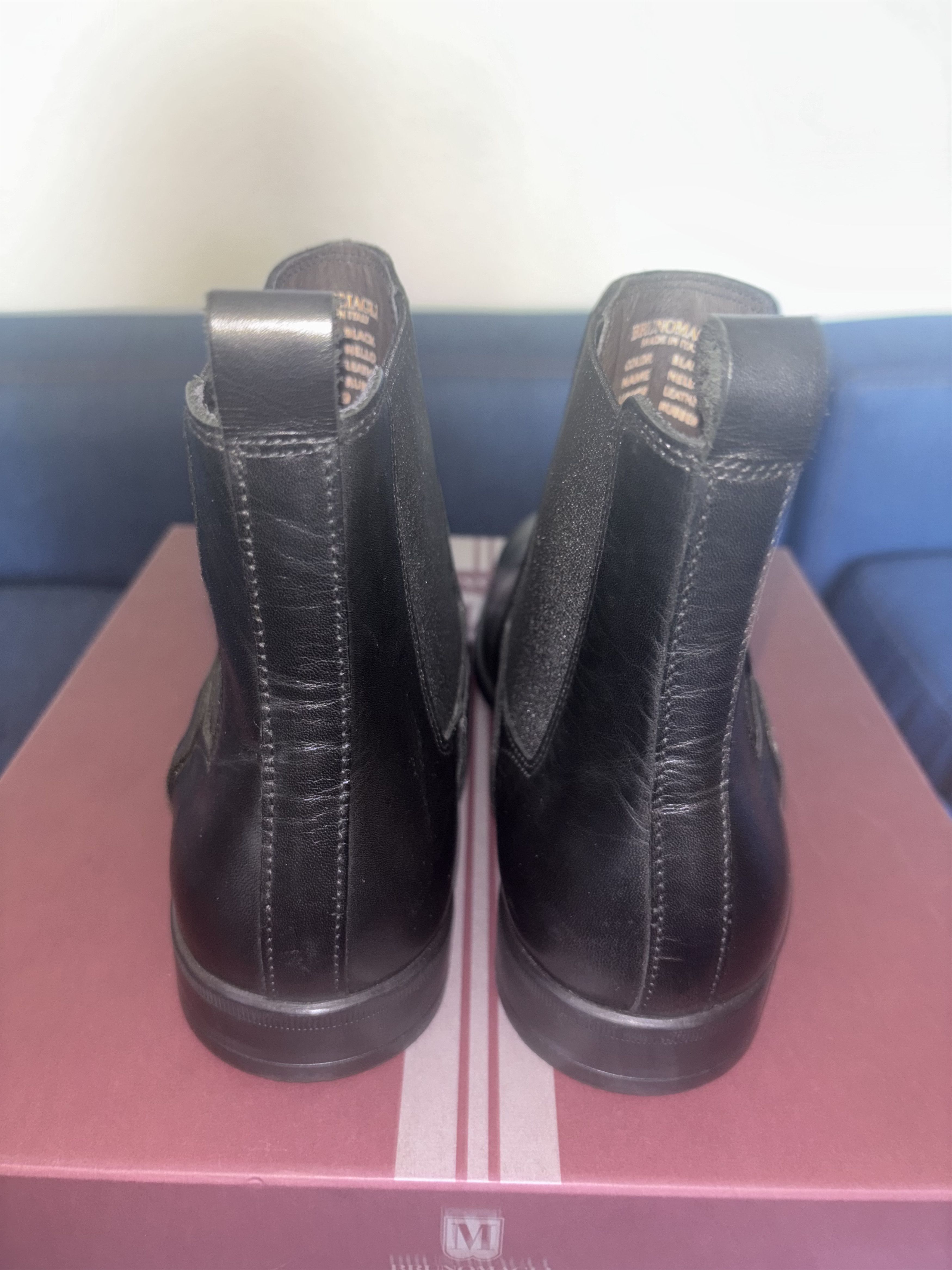 Bruno Magli Nello Black Leather Chelsea Boot display picture 3