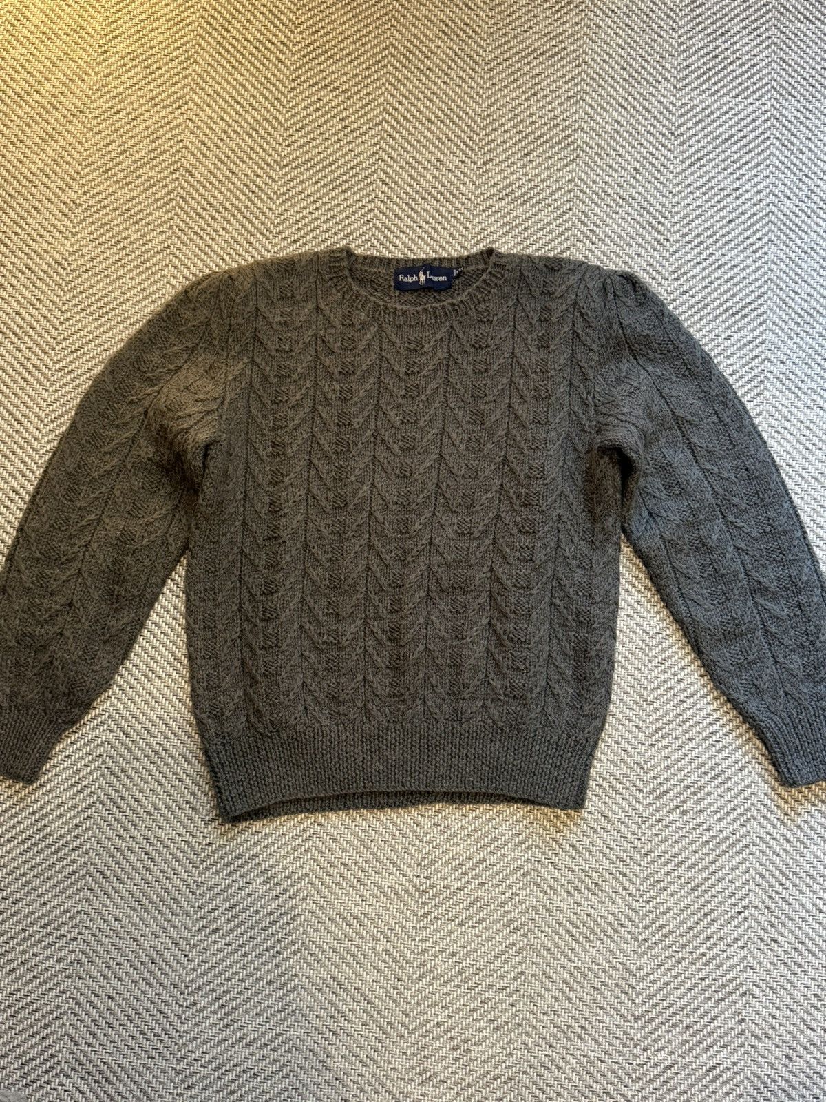 Ralph Lauren Ralph Lauren Textured Wool Knit Sweater Size US M / EU 48-50 / 2 - 1 Thumbnail
