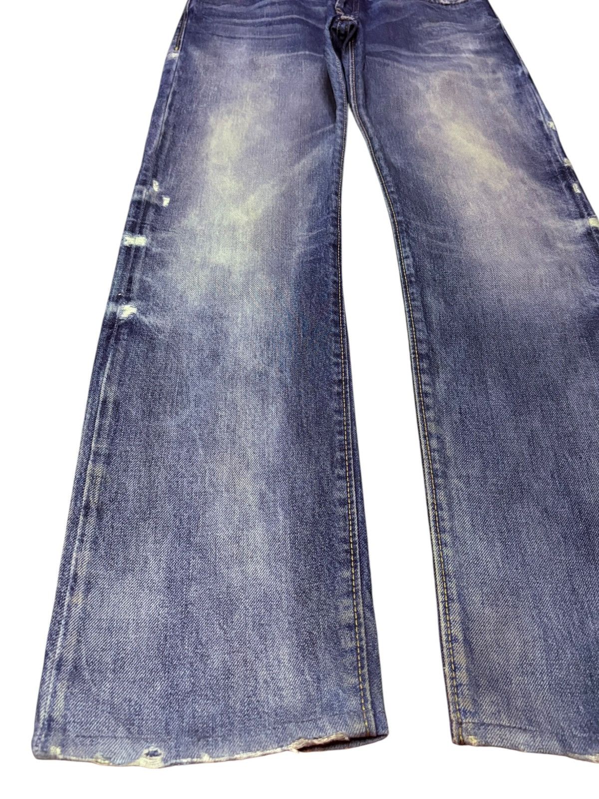 Diesel Vintage Diesel Buster Button Fly Mud Wash Distressed Jeans Size US 29 - 6 Thumbnail