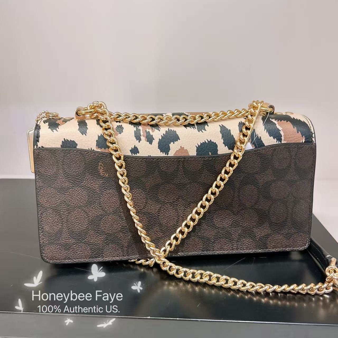 Coach Klare Envelope Crossbody Bag With Leopard Print CCD02 Size ONE SIZE - 5 Thumbnail
