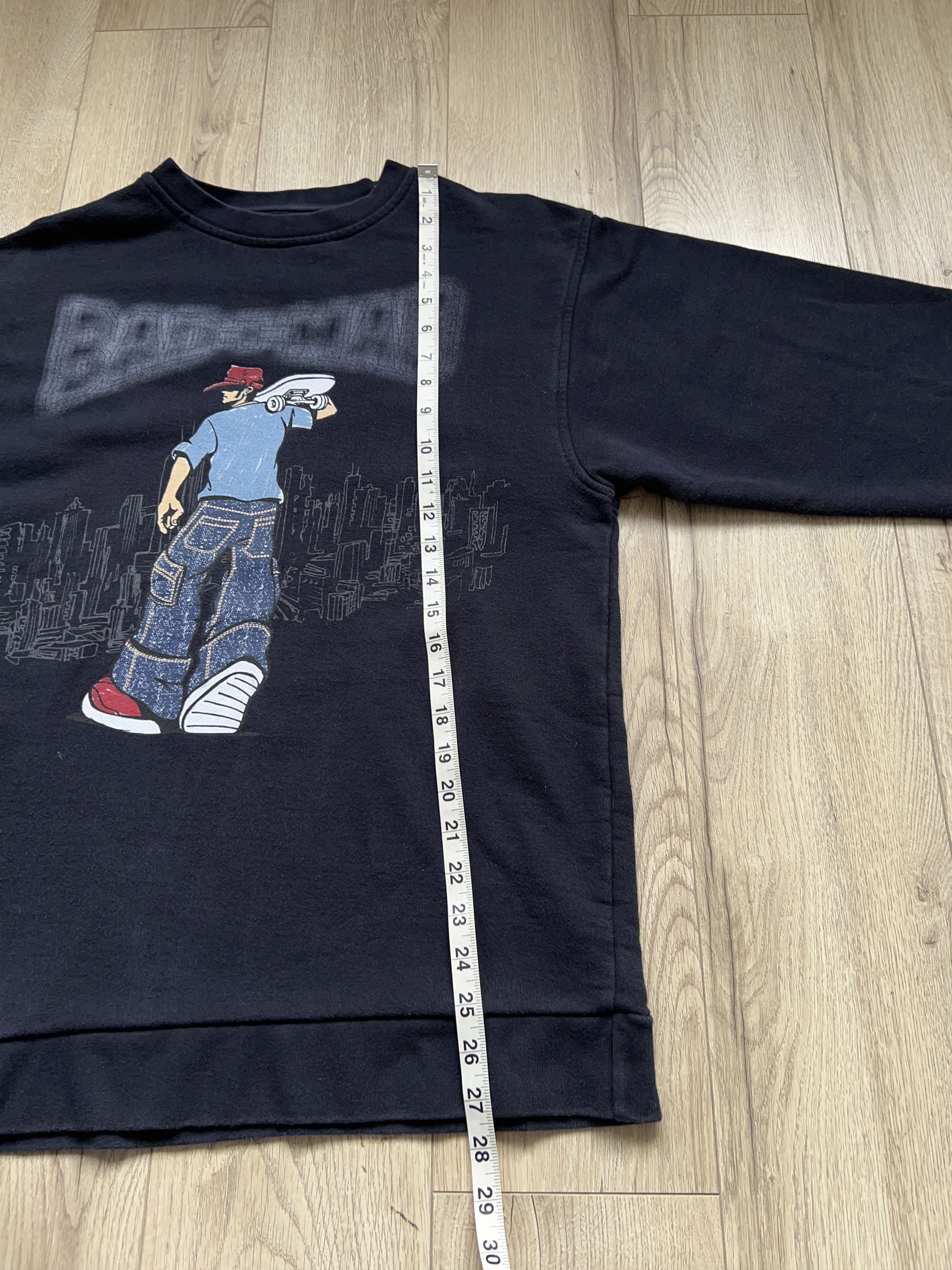 Vintage Mens BAD+MAD Hardwear Skate Y2K Sweatshirt Pullover Size M Size US M / EU 48-50 / 2 - 8 Thumbnail