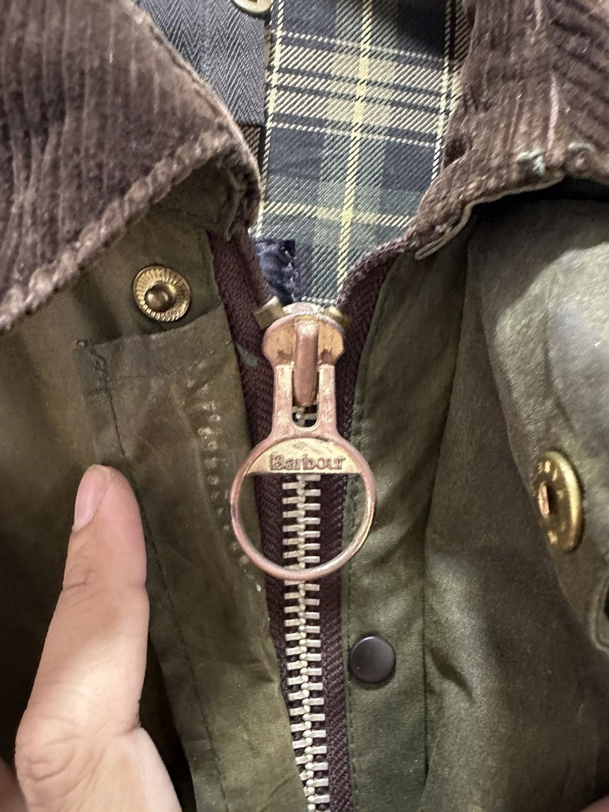 Barbour Barbour Border Cotton Waxed Jacket Hunting Jacket Size US L / EU 52-54 / 3 - 12 Thumbnail
