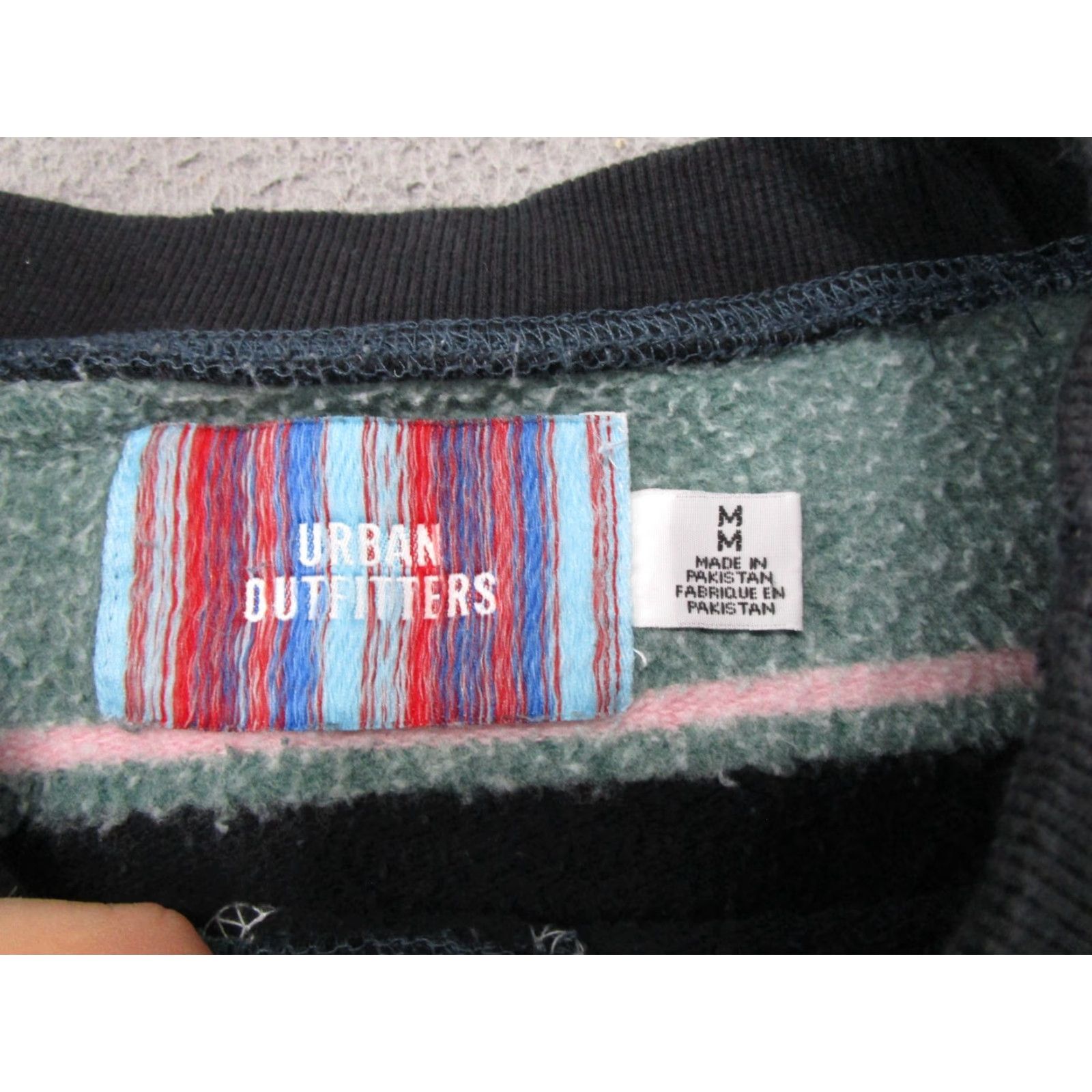 Urban Outfitters Urban Outfitters Sweatshirt Striped Pullover Crewneck Womens M Multicolor Cotton Blend Jersey Long Sleeve Regular Size M Size M / US 6-8 / IT 42-44 - 2 Thumbnail