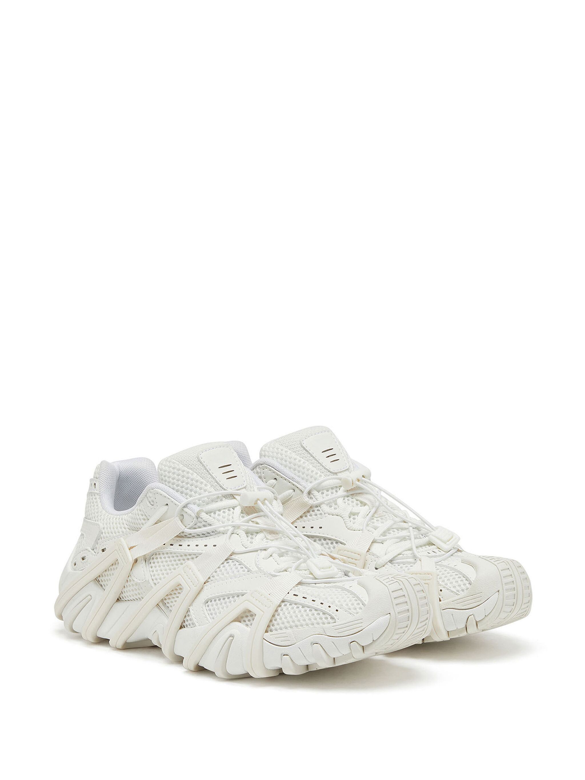 Diesel o1s22i1n1124 S-Prototype Cr Lace X Sneakers in White Size US 9 / EU 42 - 2 Thumbnail