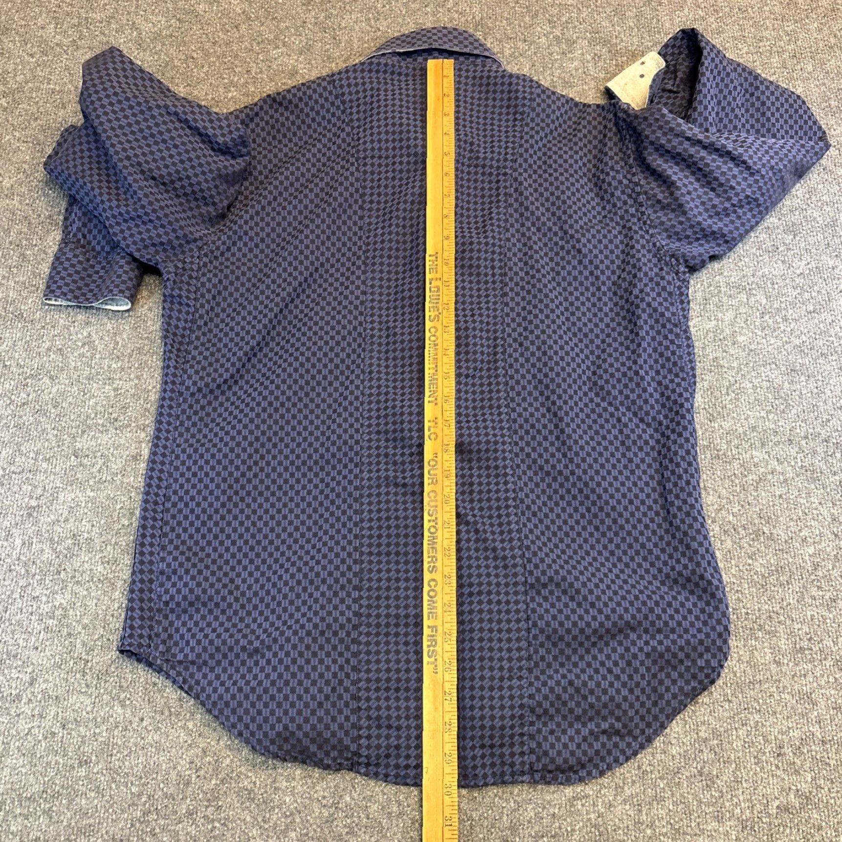 Robert Graham Robert Graham Mens Blue Long Sleeve Button-Up Classic Sport Shirt L Size US L / EU 52-54 / 3 - 8 Thumbnail