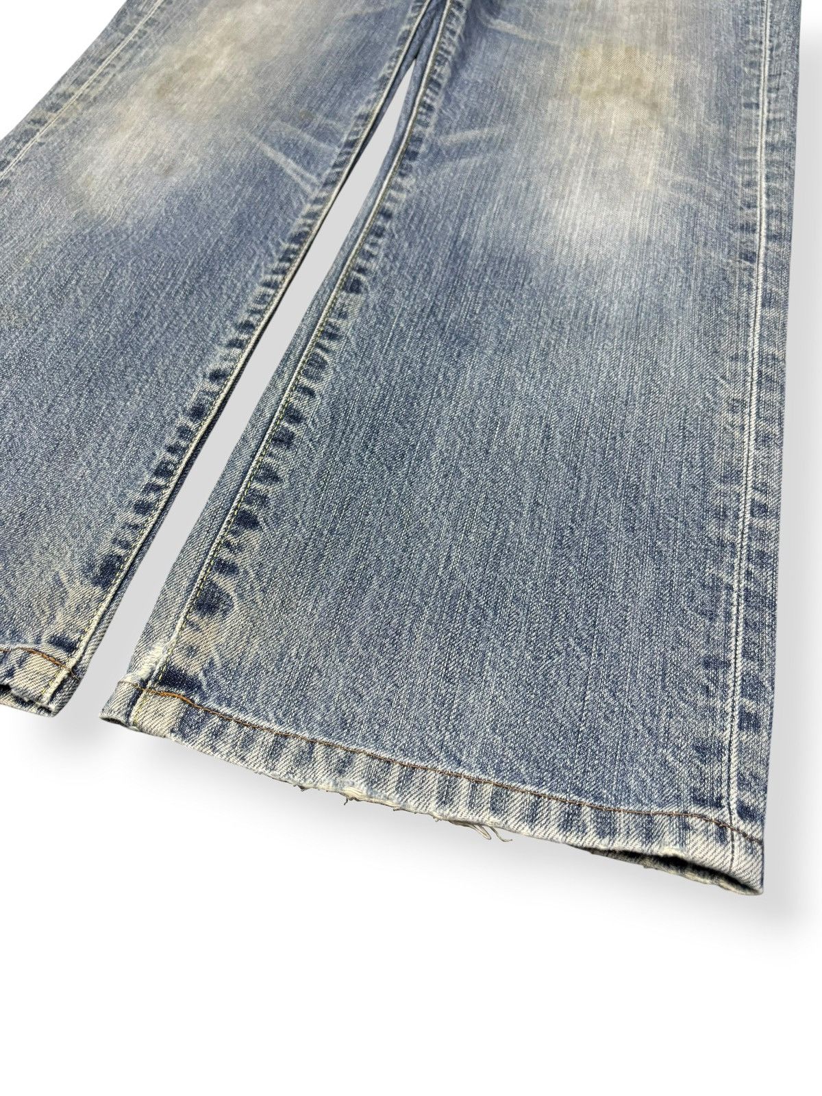 Undercover × Uniqlo Vintage Uniqlo S002 Rusty Blue Wash Loose Fit Grunge Jeans Size US 33 - 7 Thumbnail