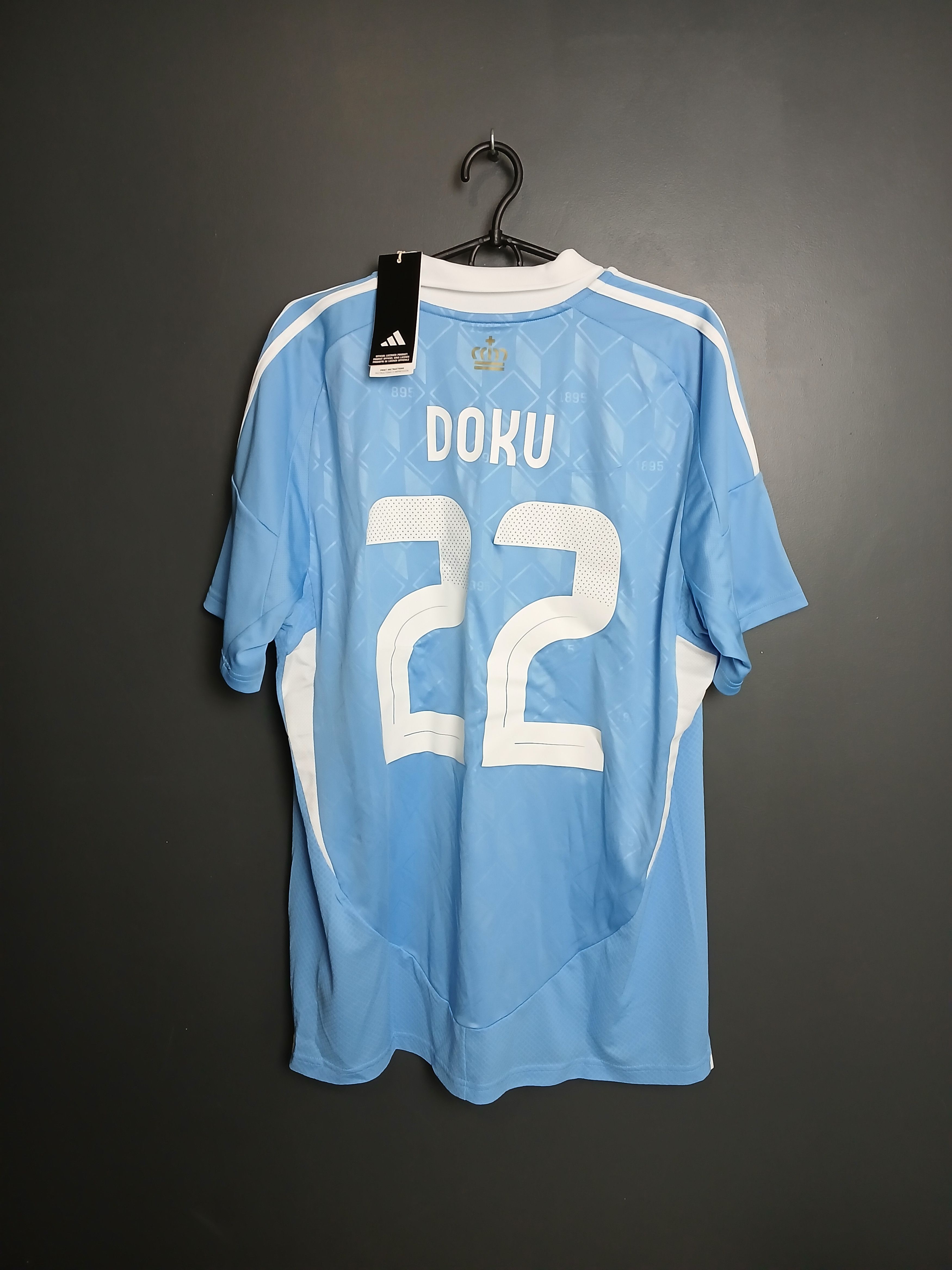 Adidas New Belgium National Football Team Doku Jersey T-Shirt Size US L / EU 52-54 / 3 - 1 Thumbnail