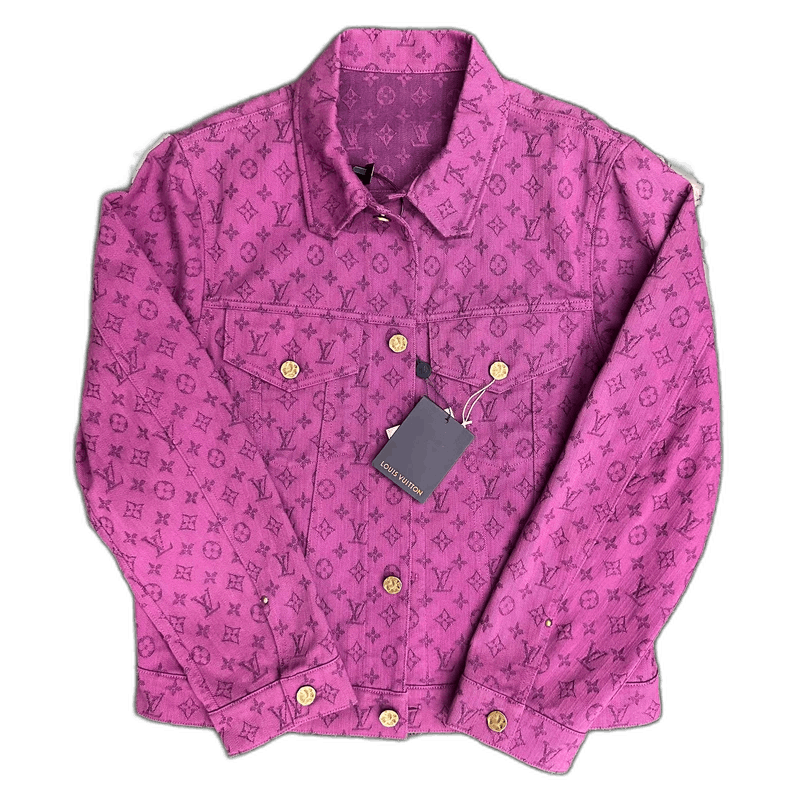 Louis Vuitton Louis Vuitton Purple Denim Jacket Size 48 Size US L / EU 52-54 / 3 - 1 Thumbnail