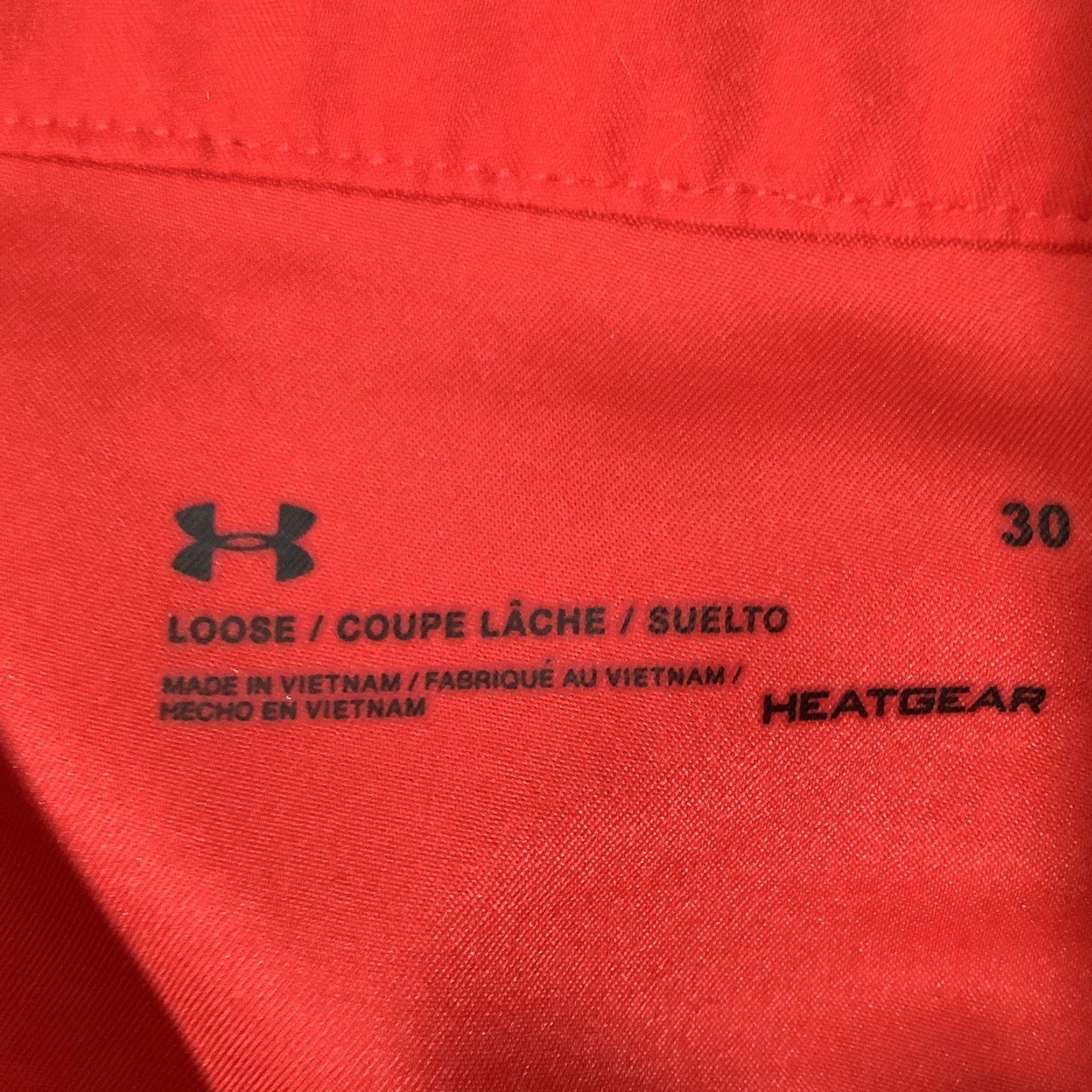 Under Armour Under Armour Board Shorts Mens Size 30 Red Polyester Loose 9in Inseam Beach Surf Pockets Logo Casual Regular Size US 30 / EU 46 - 6 Thumbnail